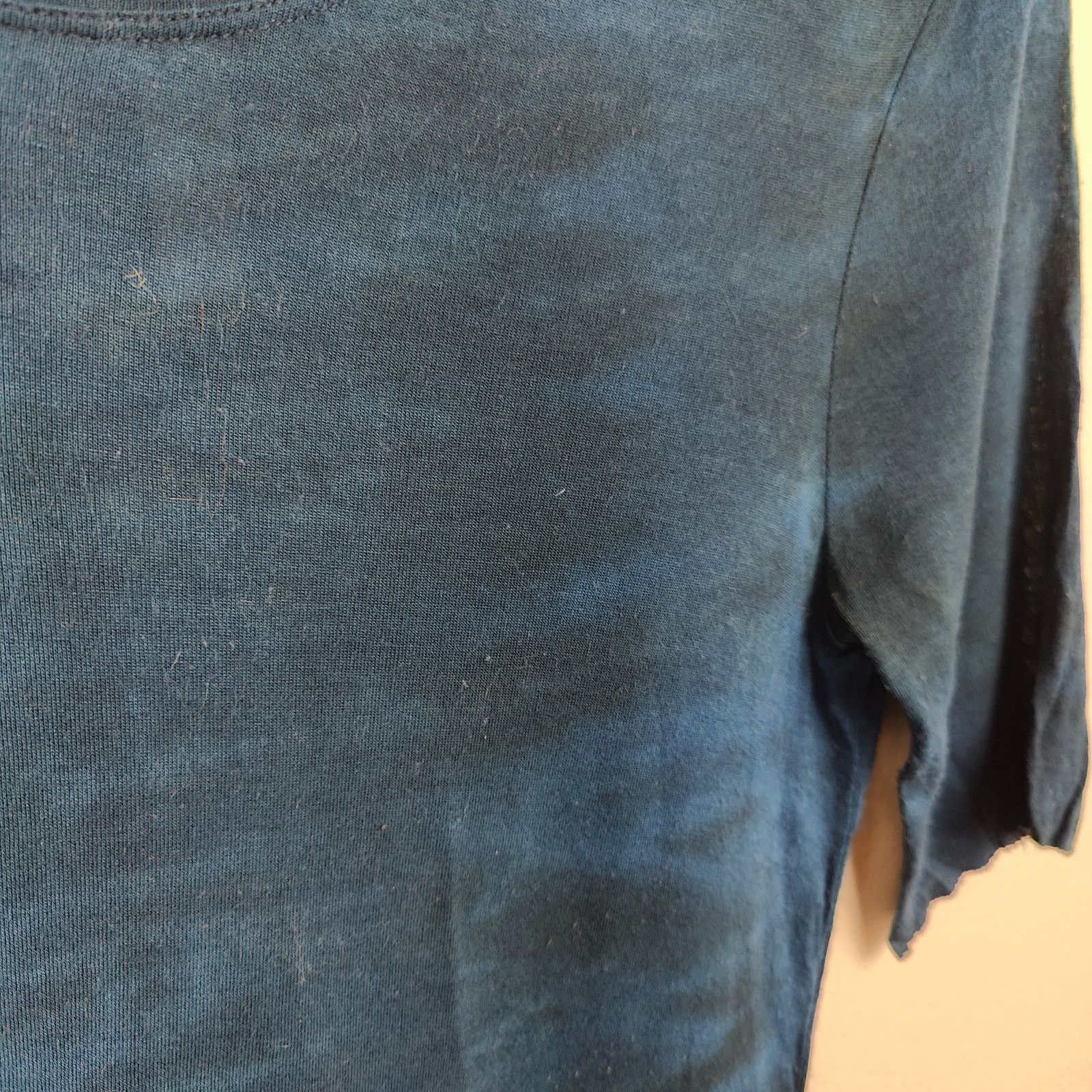 Other Raquel Allegra Tie Dye Tunic Top Womens 0 XS Blue Black Size XS / US 0-2 / IT 36-38 - 4 Thumbnail