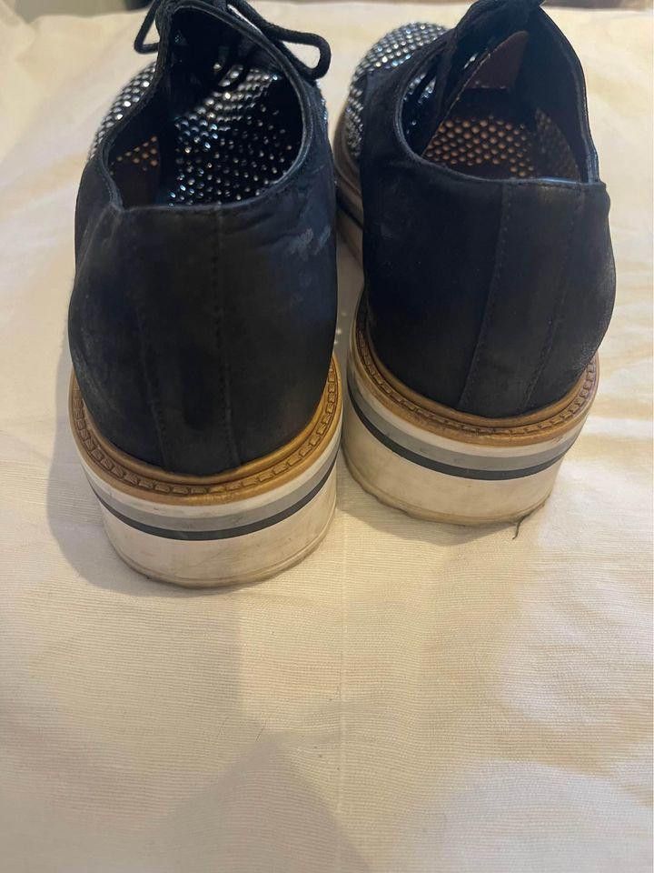 Designer Browns Leather Diamond Shoes Size US 10 / IT 40 - 6 Thumbnail