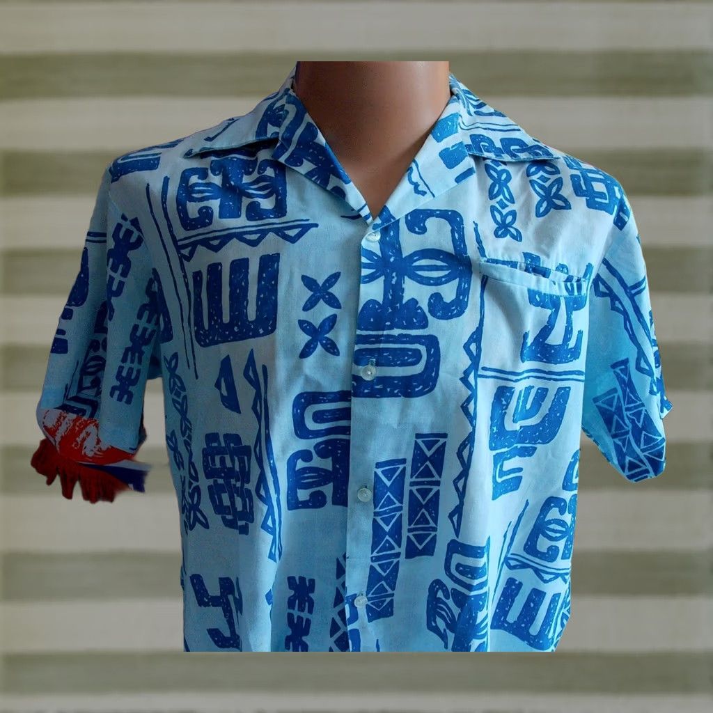 ALOHAS Vintage Tropicana Hawaiian Button Up Shirt XL Adult Mens All Over RARE 80s Aloha Size US XL / EU 56 / 4 - 1 Thumbnail
