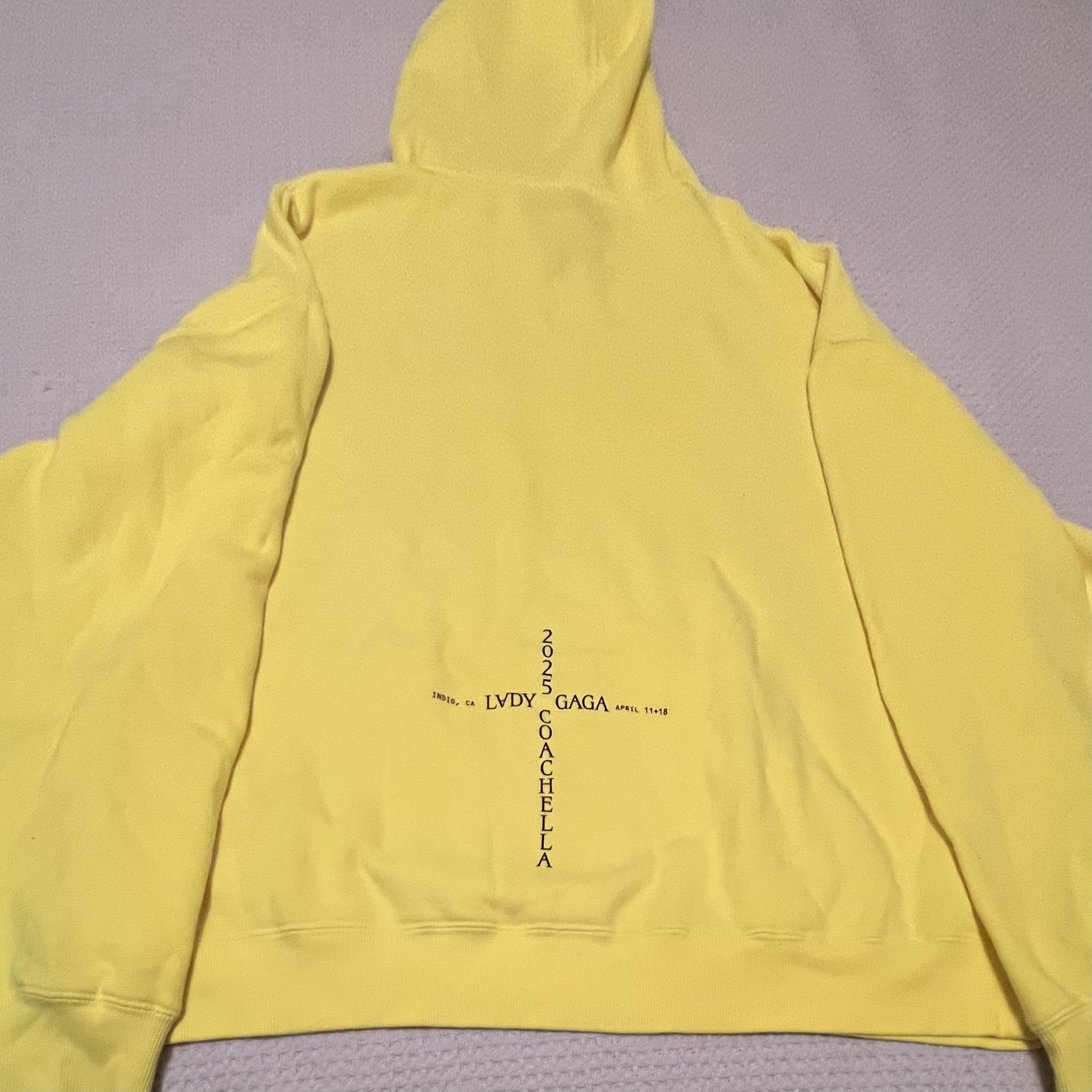 Other Lady Gaga Mayhem Yellow Coachella Hoodie 2025 XL Size US XL / EU 56 / 4 - 4 Thumbnail