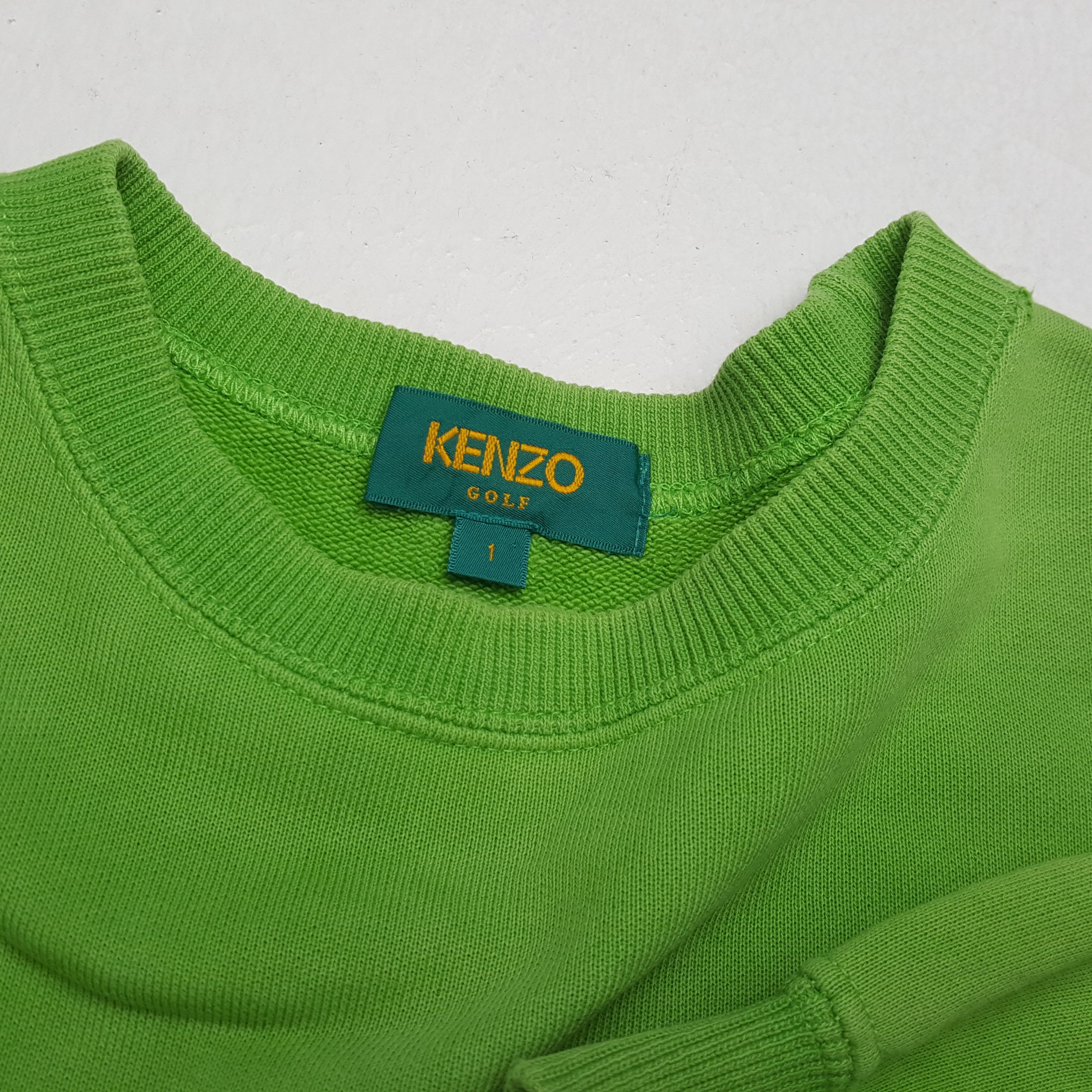 Japanese Brand × Kenzo × Vintage KENZO GOLF Japanese Brand Spellout Design Sweatshirt Size US M / EU 48-50 / 2 - 10 Thumbnail
