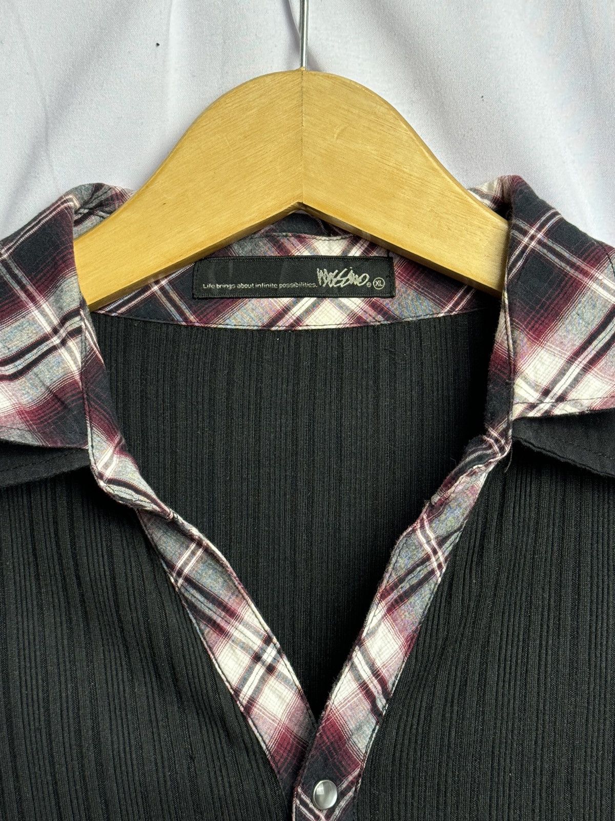 Hysteric Glamour × If Six Was Nine × Japanese Brand Missimo Double Collar Long Sleeve Fits M Size US M / EU 48-50 / 2 - 6 Thumbnail