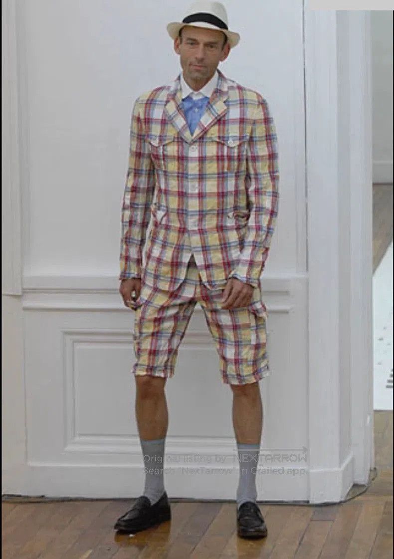 Junya Watanabe Junya Watanabe SS08 Plaid Shorts. Size US 33 - 1 Thumbnail