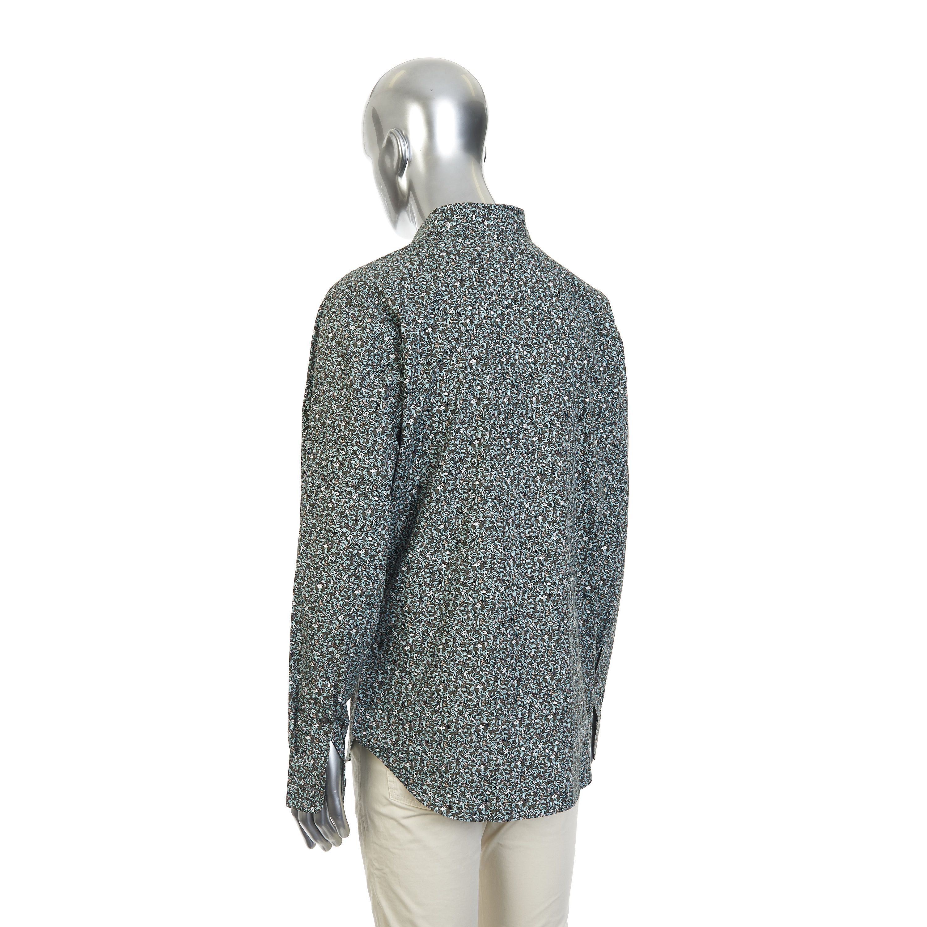 Brioni Multicolour Print Long Sleeve Shirt Size US XL / EU 56 / 4 - 4 Thumbnail