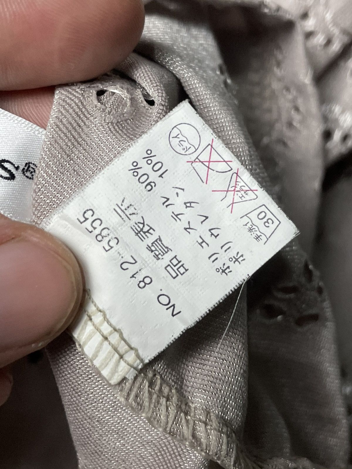 Japanese Brand × Vintage LASCOLINAS Japanese Brand Pleated Button Ups (82) Size XS / US 0-2 / IT 36-38 - 9 Thumbnail
