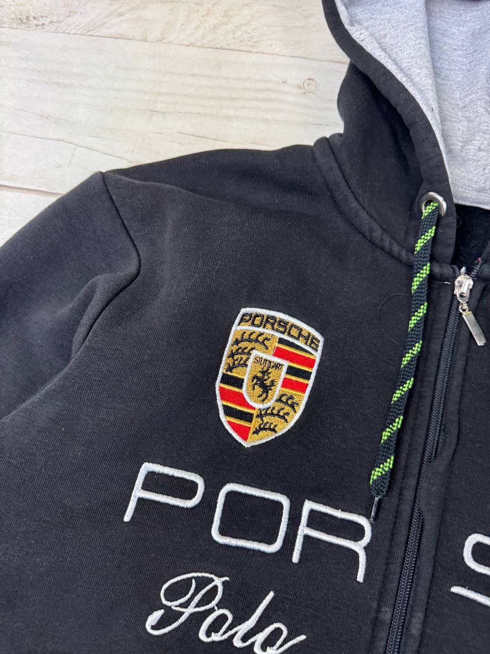 La Martina Vintage La Martina Porsche Polo Team Racing Hoodie 90s Size US S / EU 44-46 / 1 - 6 Thumbnail