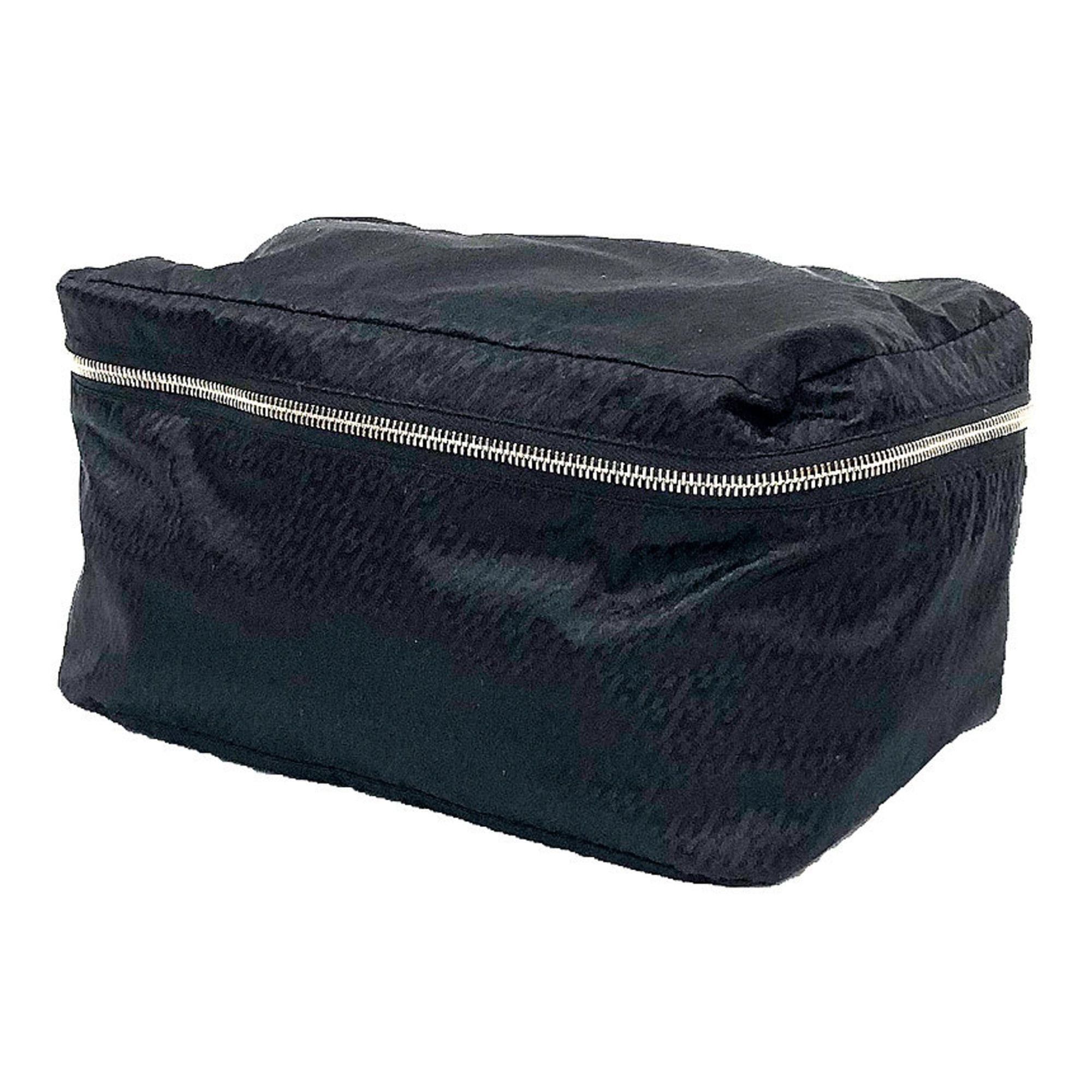 Hermes Hermes Travel Silk Mini Cube Pouch in Black Size ONE SIZE - 1 Thumbnail