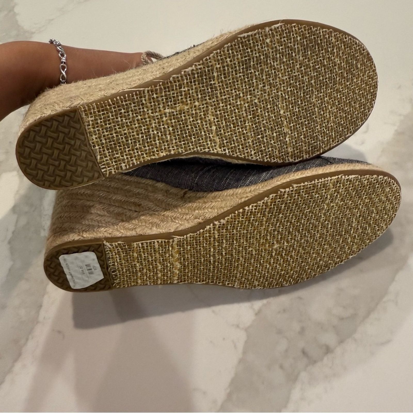 Toms Toms Desert LaceUp Espadrille Wedges Ankle Booties Womens 8 Size US 8 / IT 38 - 10 Thumbnail