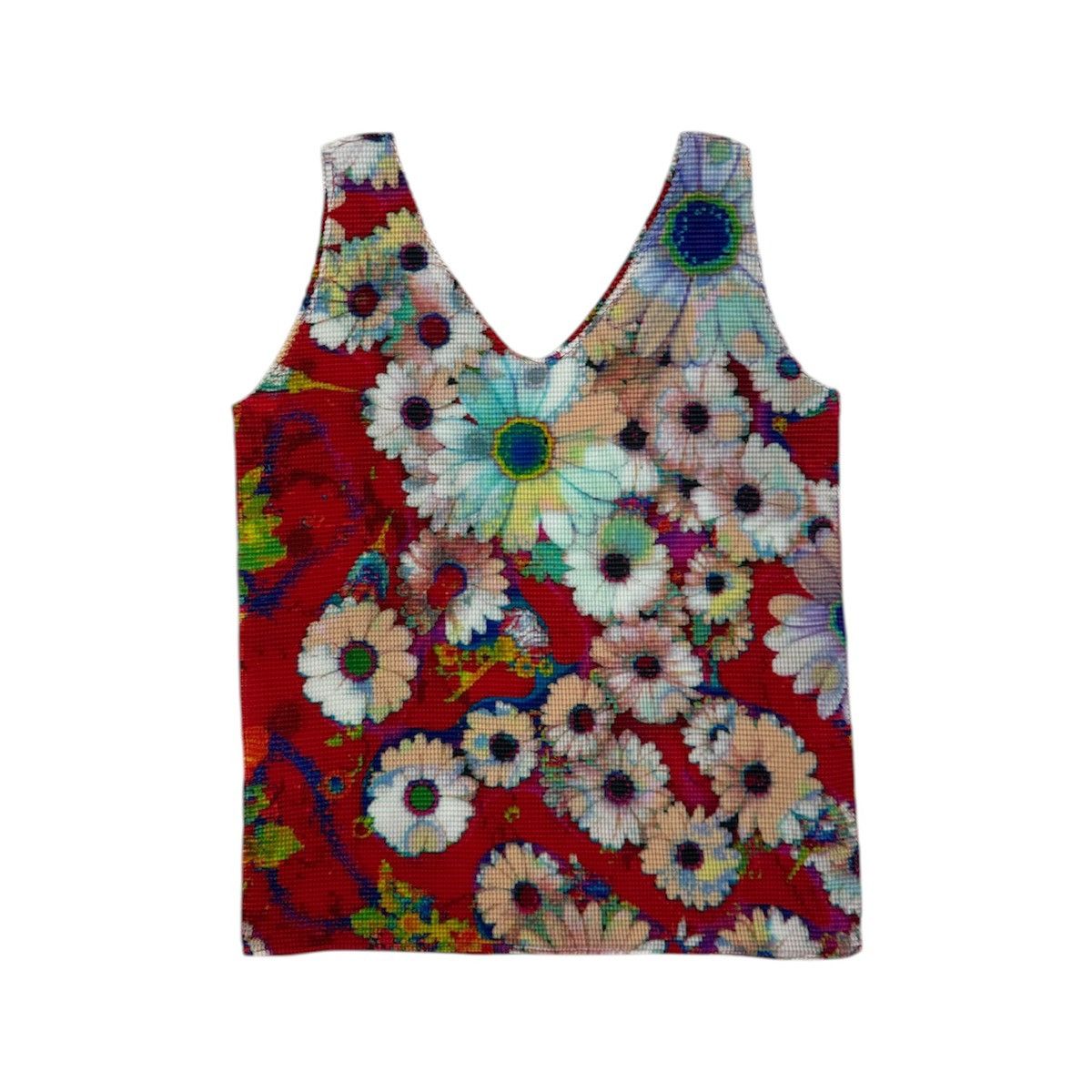Issey Miyake Vintage Rare Issey Miyake Me Floral Top Size ONE SIZE - 2 Thumbnail