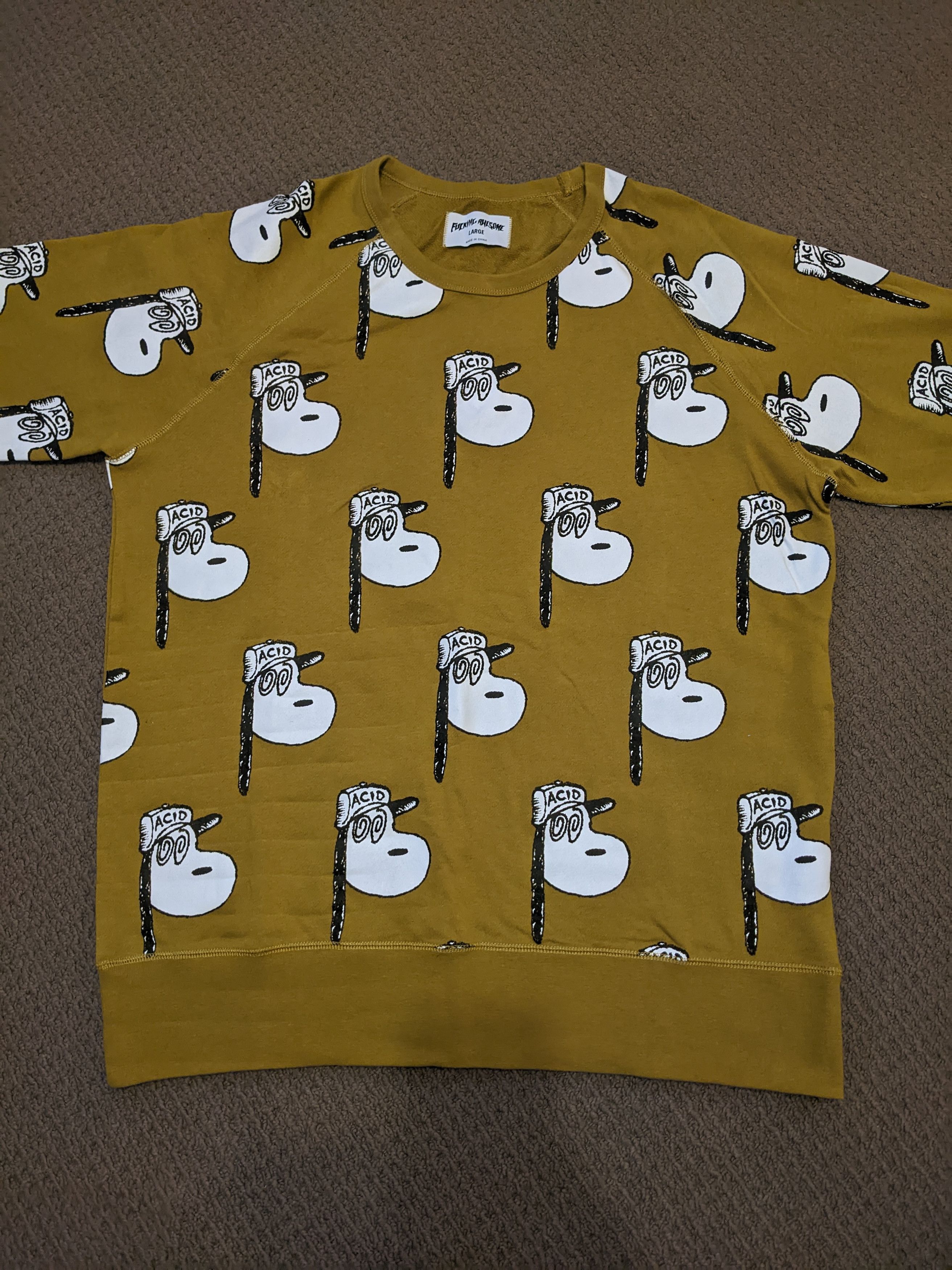 Fucking Awesome FA Snoopy Acid Crewneck Size US L / EU 52-54 / 3 - 2 Thumbnail
