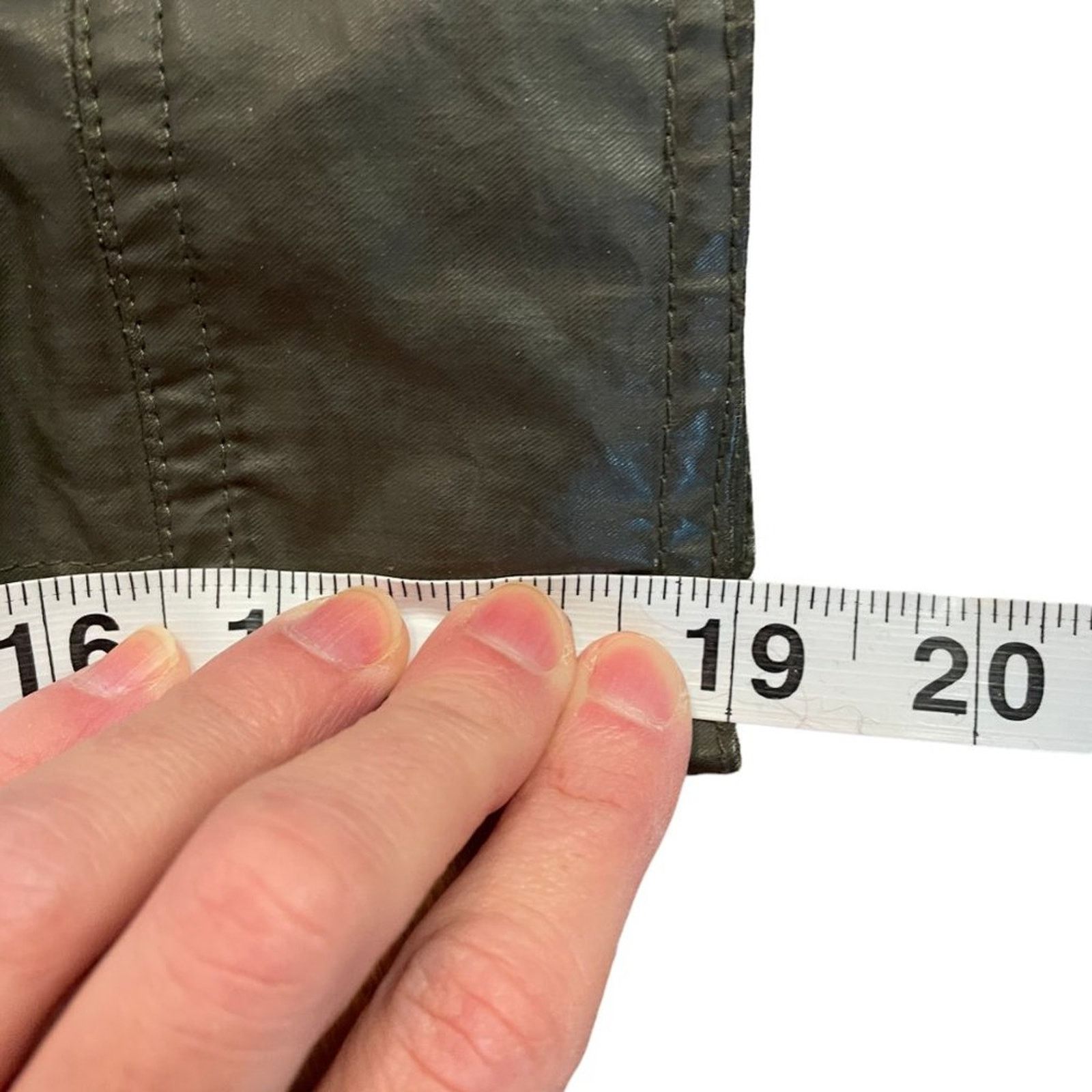 SAM. SAM Olive Waxed Hooded Parka Jacket Green Size S / US 4 / IT 40 - 10 Thumbnail