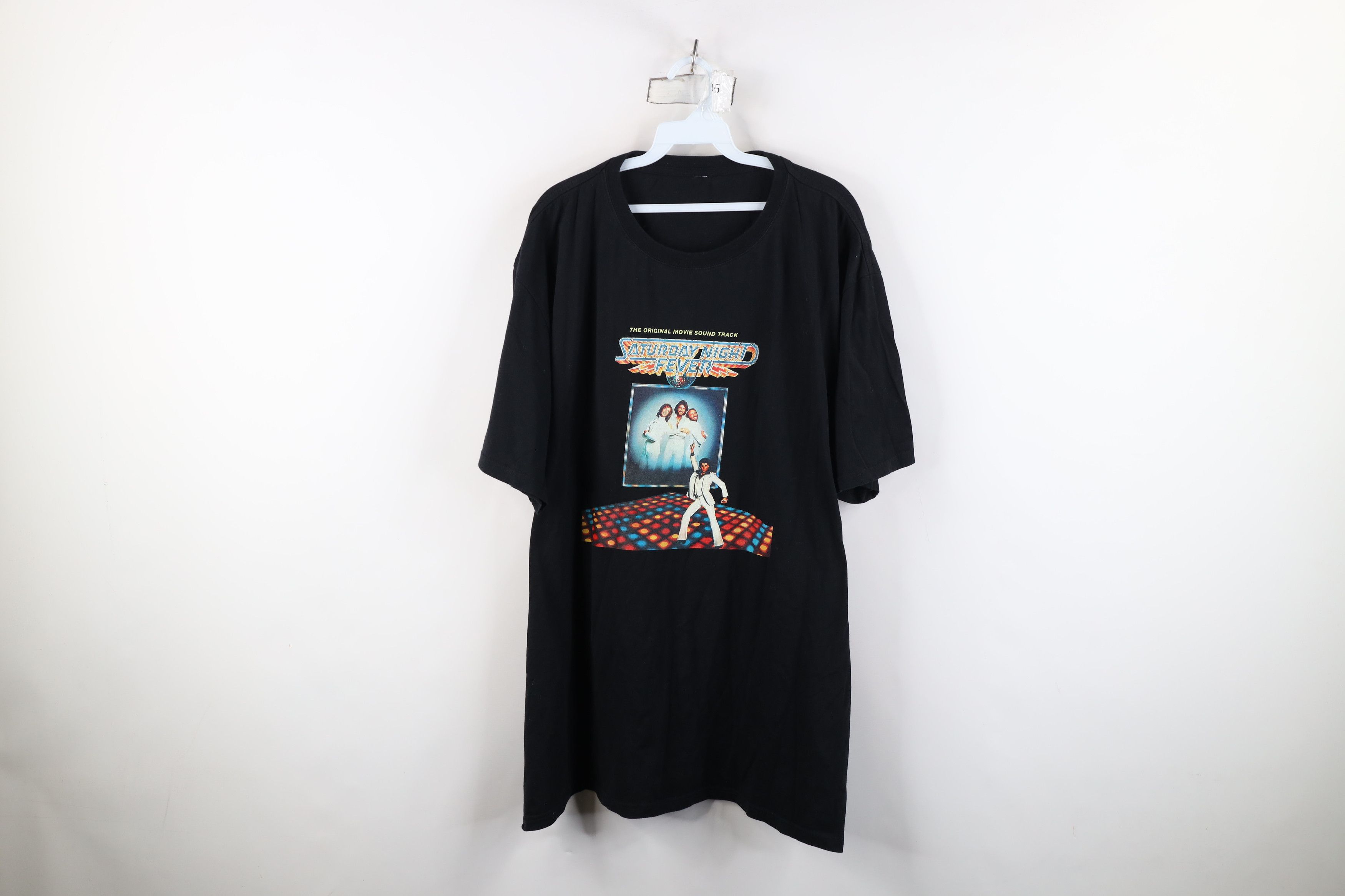 Vintage Vintage 90s Gees Saturday Night Fever Movie T-Shirt Black Size US XXL / EU 58 / 5 - 1 Thumbnail