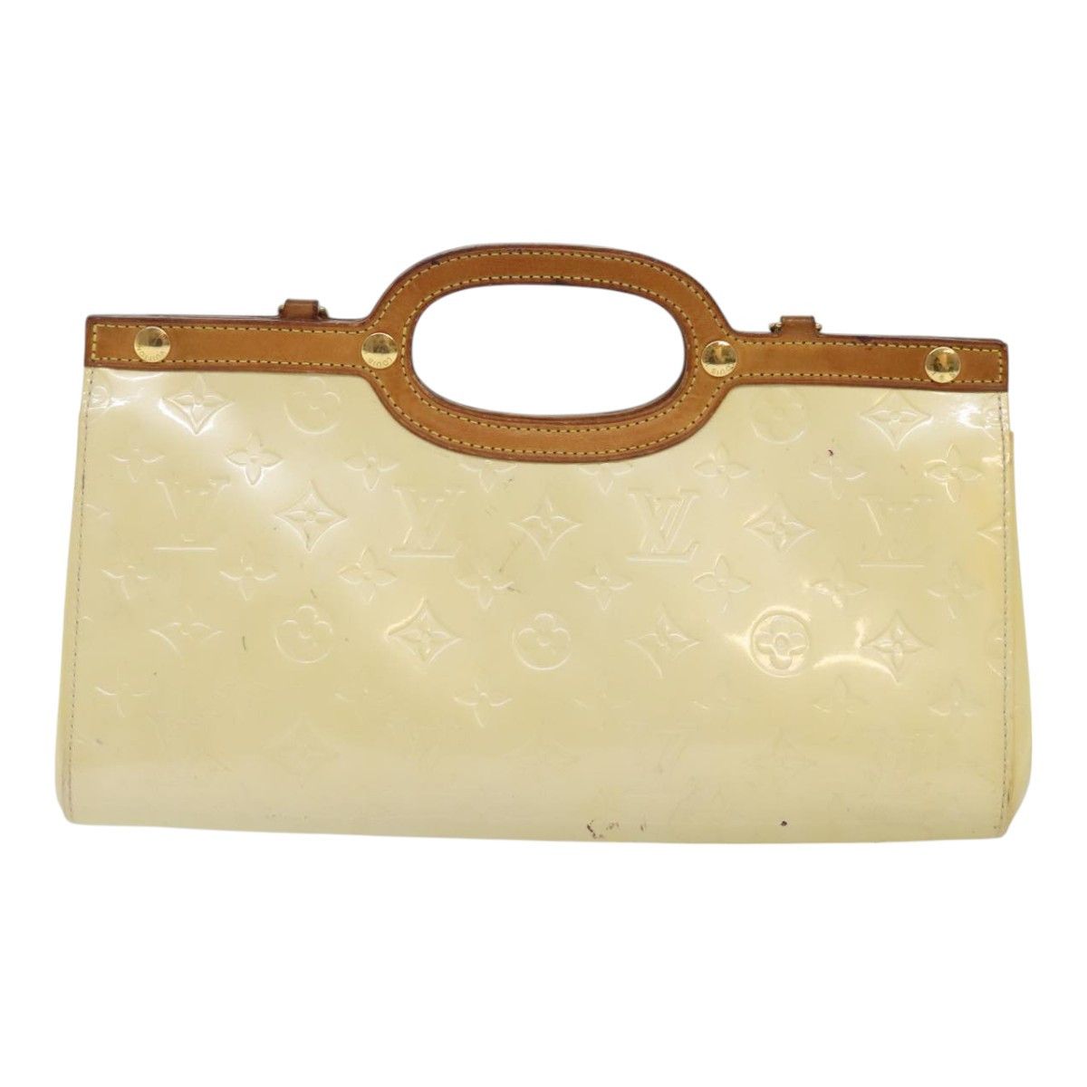 Louis Vuitton Roxbury Beige Patent Leather Handbag (Pre-Owned) Size ONE SIZE - 1 Thumbnail