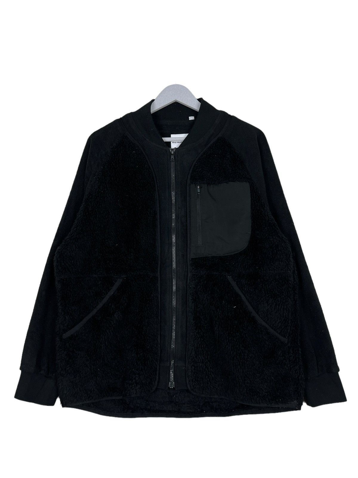 White Mountaineering WHITE MOUNTAINEERING FLEECE BOMBER STYLE JACKET Size US M / EU 48-50 / 2 - 2 Thumbnail