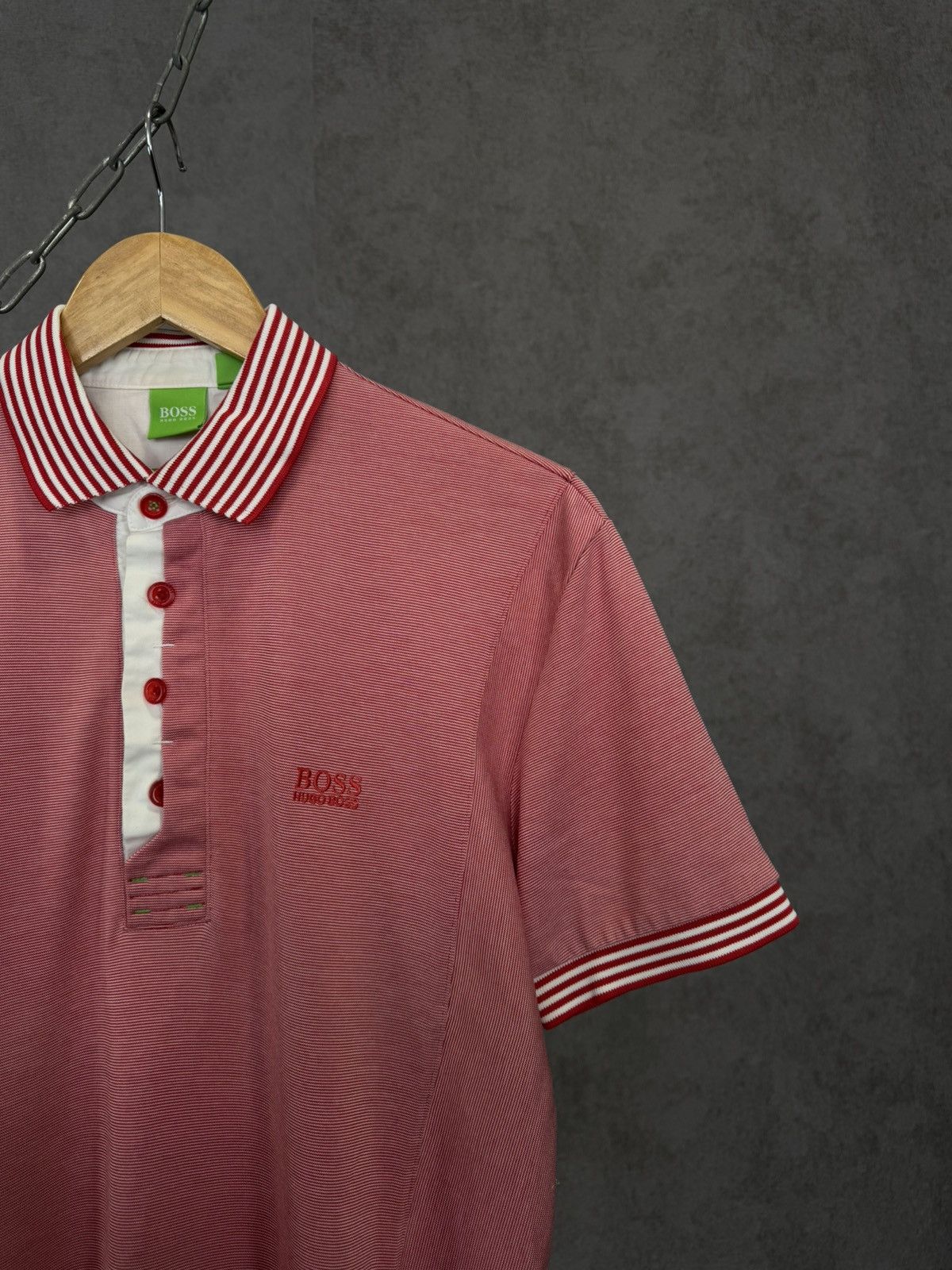 Designer × Hugo Boss Hugo Boss designer striped polo tee Size US S / EU 44-46 / 1 - 2 Thumbnail