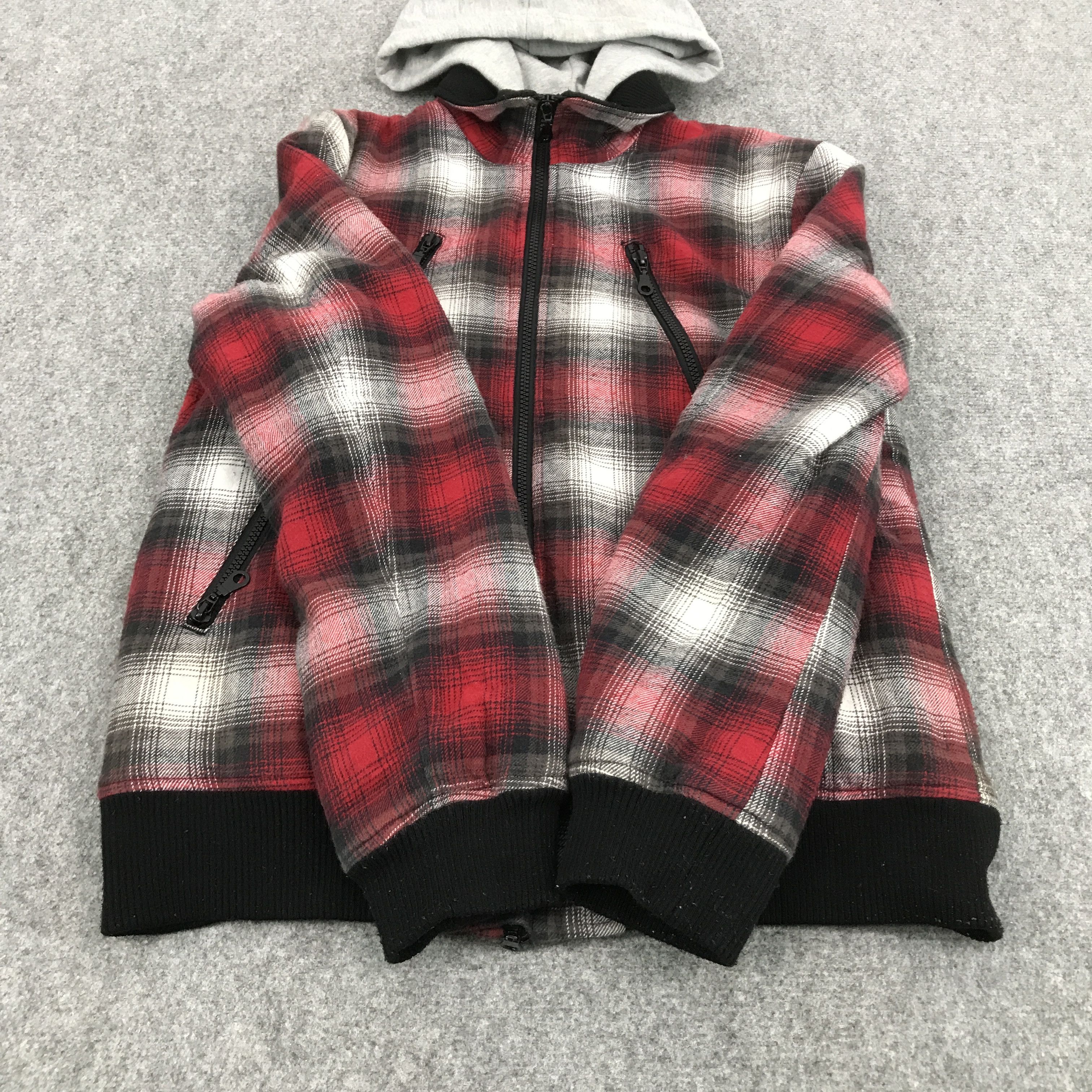 In The Attic × Japanese Brand in the attic Punk japan flannel design zipper jacket Size US L / EU 52-54 / 3 - 8 Thumbnail