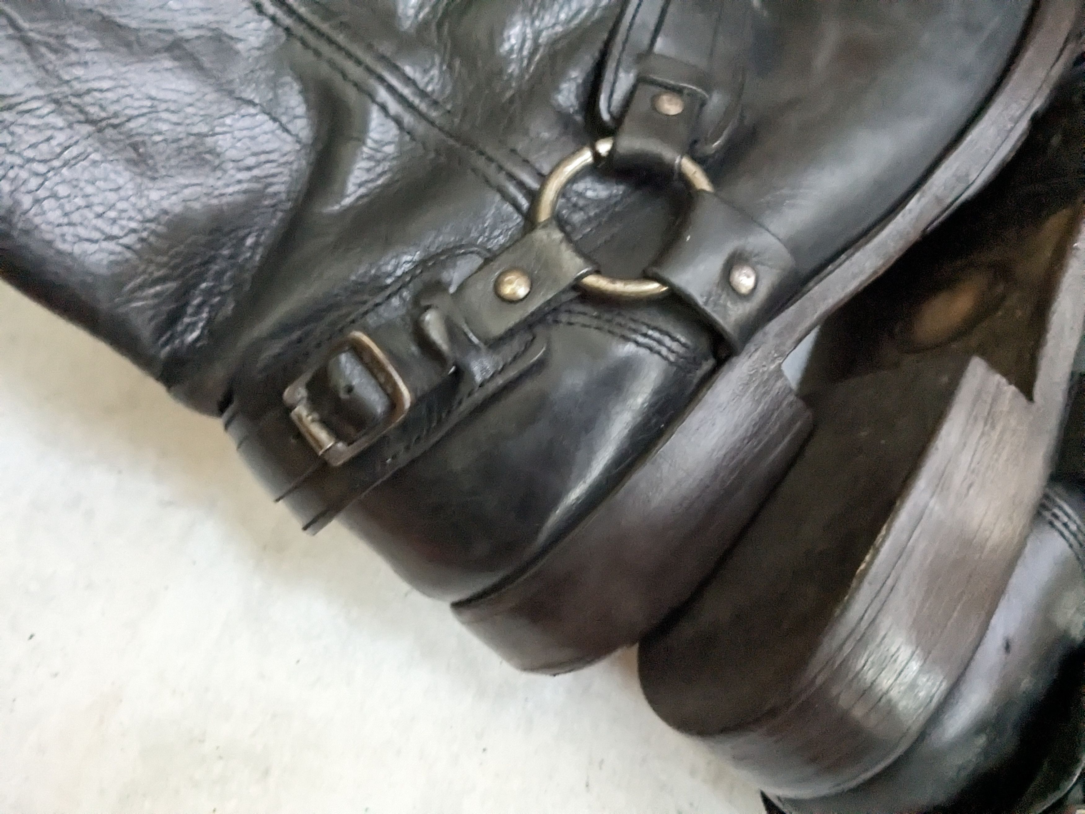 Frye Frye Harness Boots Black 9.5 D Leather Size US 9.5 / EU 42-43 - 12 Thumbnail