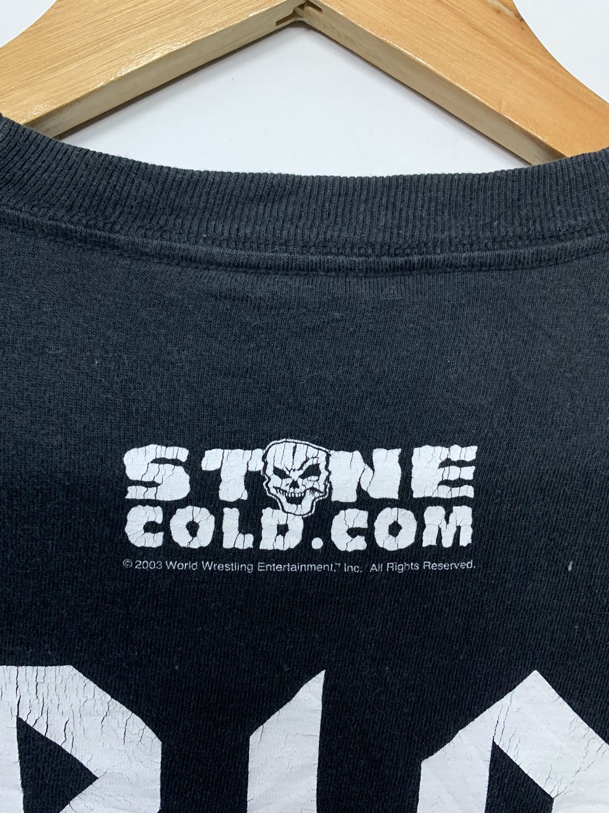 WWF Vintage Y2K Stone Cold.Com "Fuck Fear Drink Beer" T Shirt Size US S / EU 44-46 / 1 - 5 Thumbnail