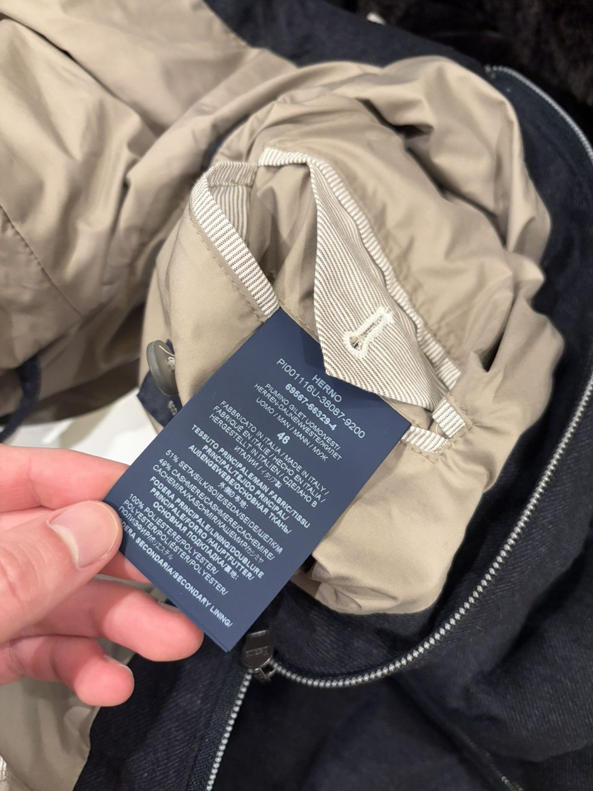Herno Herno Cashmere-Silk Hooded Vest Size US S / EU 44-46 / 1 - 4 Thumbnail