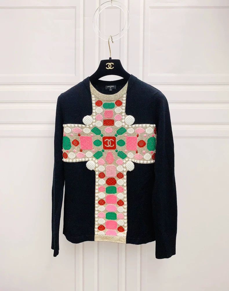 Chanel Chanel Castle series sweater Size XS / US 0-2 / IT 36-38 - 1 Thumbnail