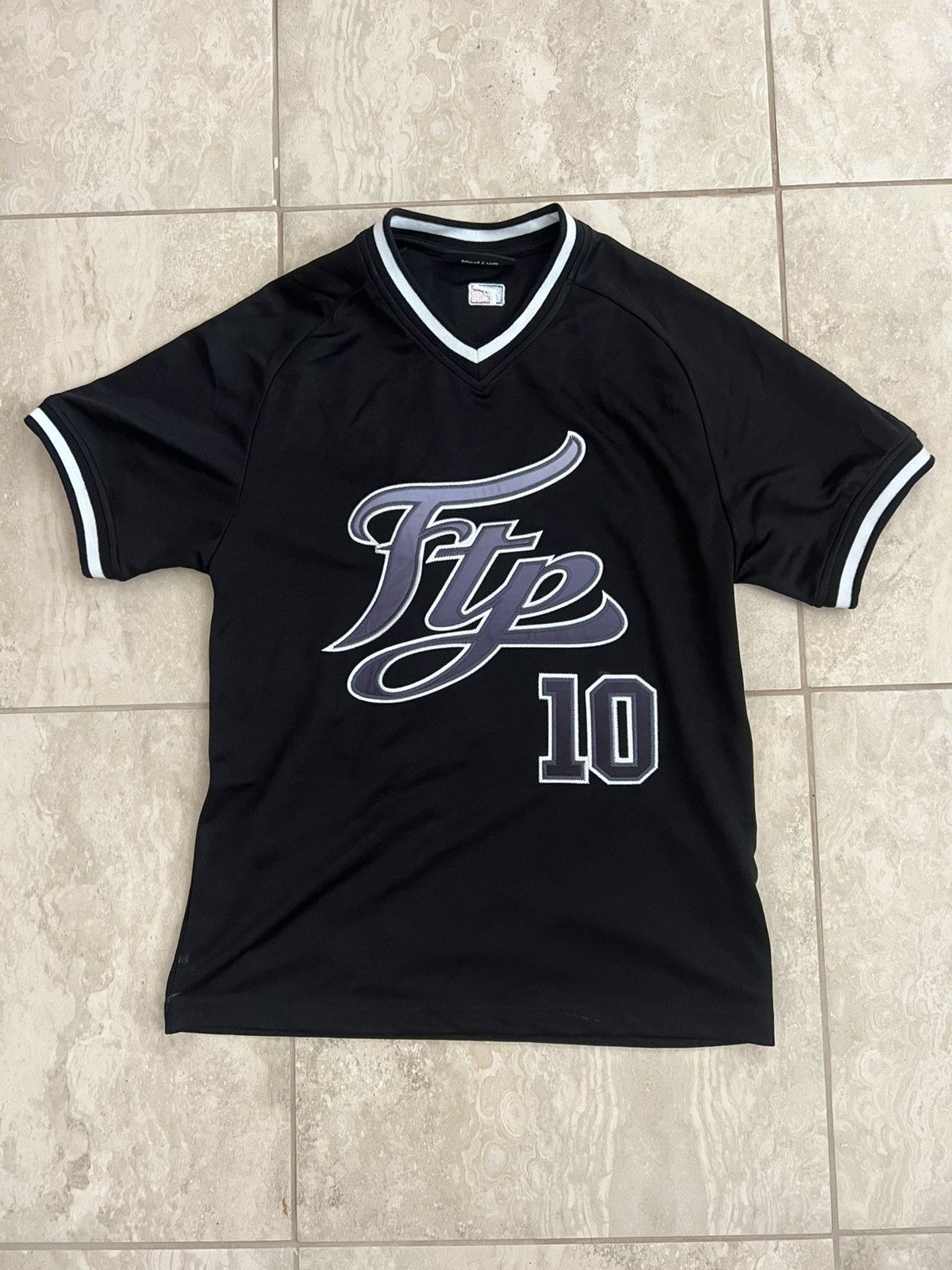 FTP Script Pullover Baseball Jersey