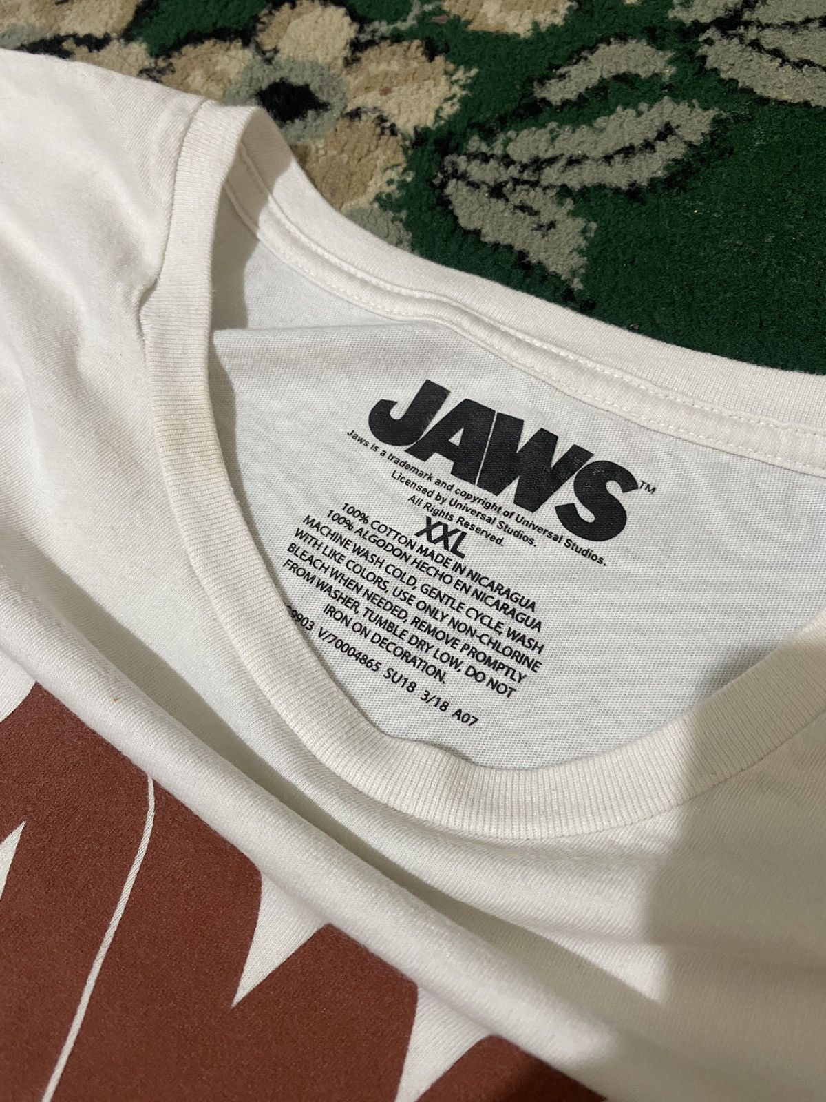 Universal Studios RARE VINTAGE TEES JAWS UNIVERSAL STUDIOS Size US XXL / EU 58 / 5 - 2 Thumbnail