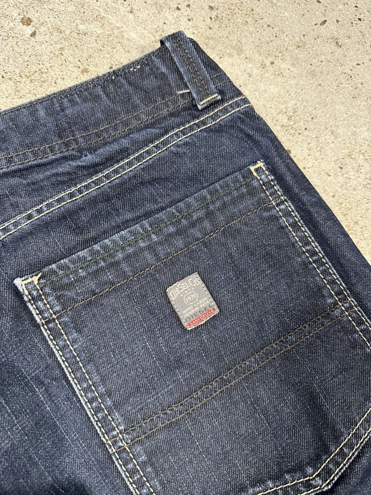 Diesel Vintage Y2K Diesel Big Pockets Navy Jeans Denim Pants Size US 33 - 17 Thumbnail