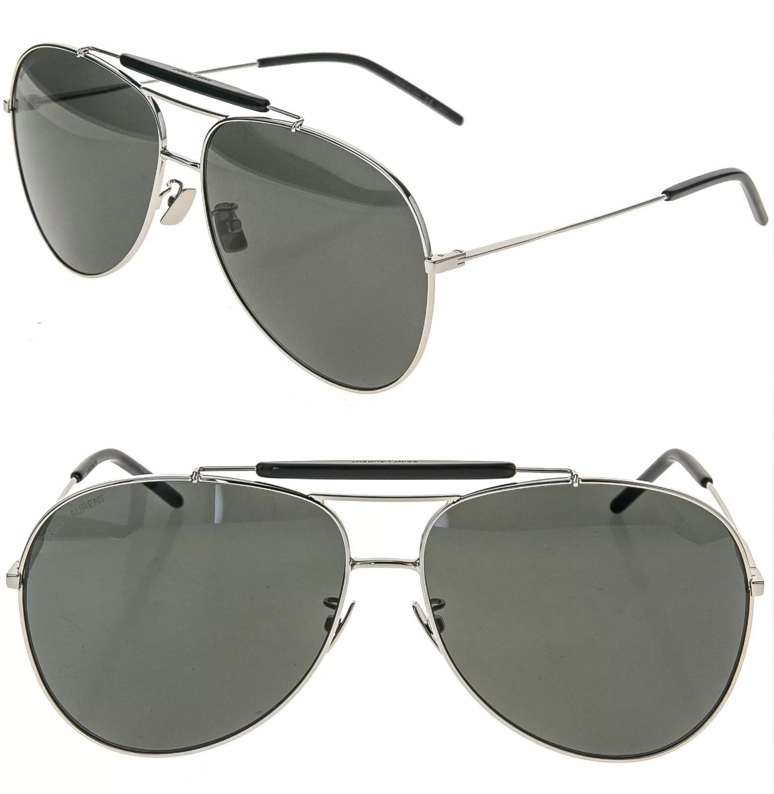 Yves Saint Laurent SAINT LAURENT CLASSIC SL 11 001 Aviator Sunglasses SL11 Size ONE SIZE - 1 Thumbnail