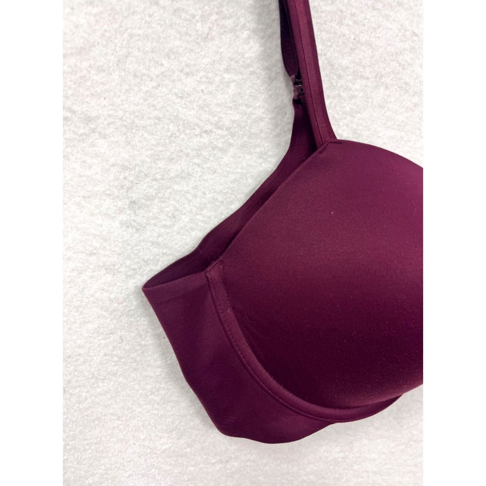 Victoria's Secret Victoria's Secret Women Bra Push Up Burgundy 38C Size ONE SIZE - 7 Thumbnail