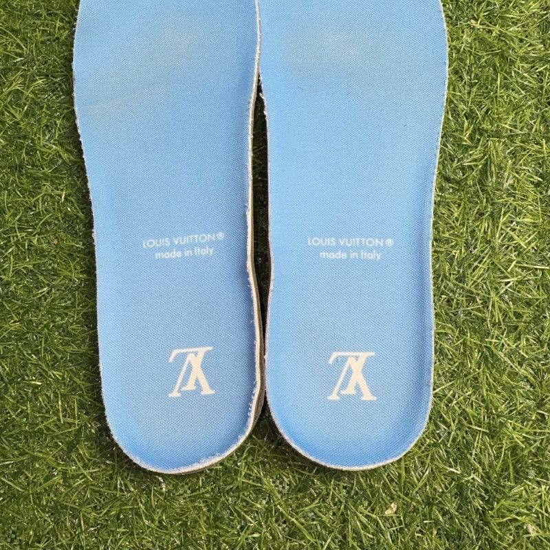 Louis Vuitton Louis Vuitton Trainer Blue and White Fashion Sneakers -2508 Size US 8.5 / EU 41-42 - 8 Thumbnail