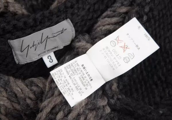Yohji Yamamoto yohji yamamoto 2003aw wool knit zipper sweater-2505 Size US L / EU 52-54 / 3 - 7 Thumbnail