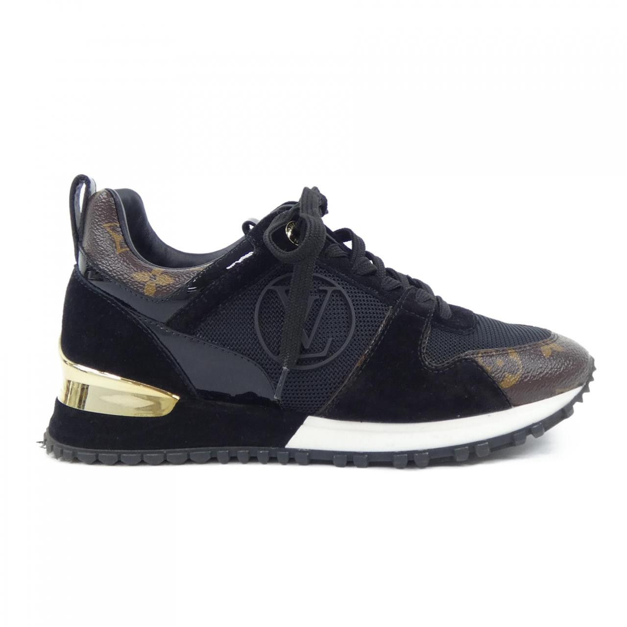 Louis Vuitton Louis Vuitton Louis Vuitton Run Away Line Suede Calf Leather Patent Monogram Canvas Sneakers Suede Shoes DUTY FREE for USA Size ONE SIZE - 1 Thumbnail