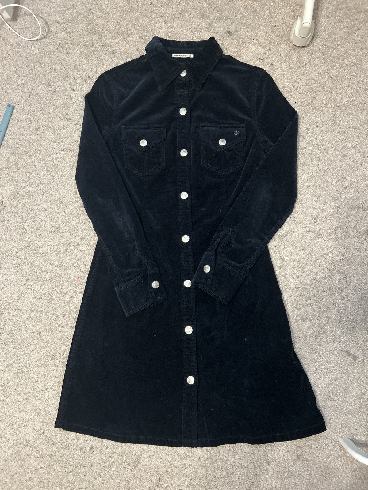 Alexa Chung ALEXA CHUNG for AG button down navy collared dress Size XS / US 0-2 / IT 36-38 - 1 Thumbnail