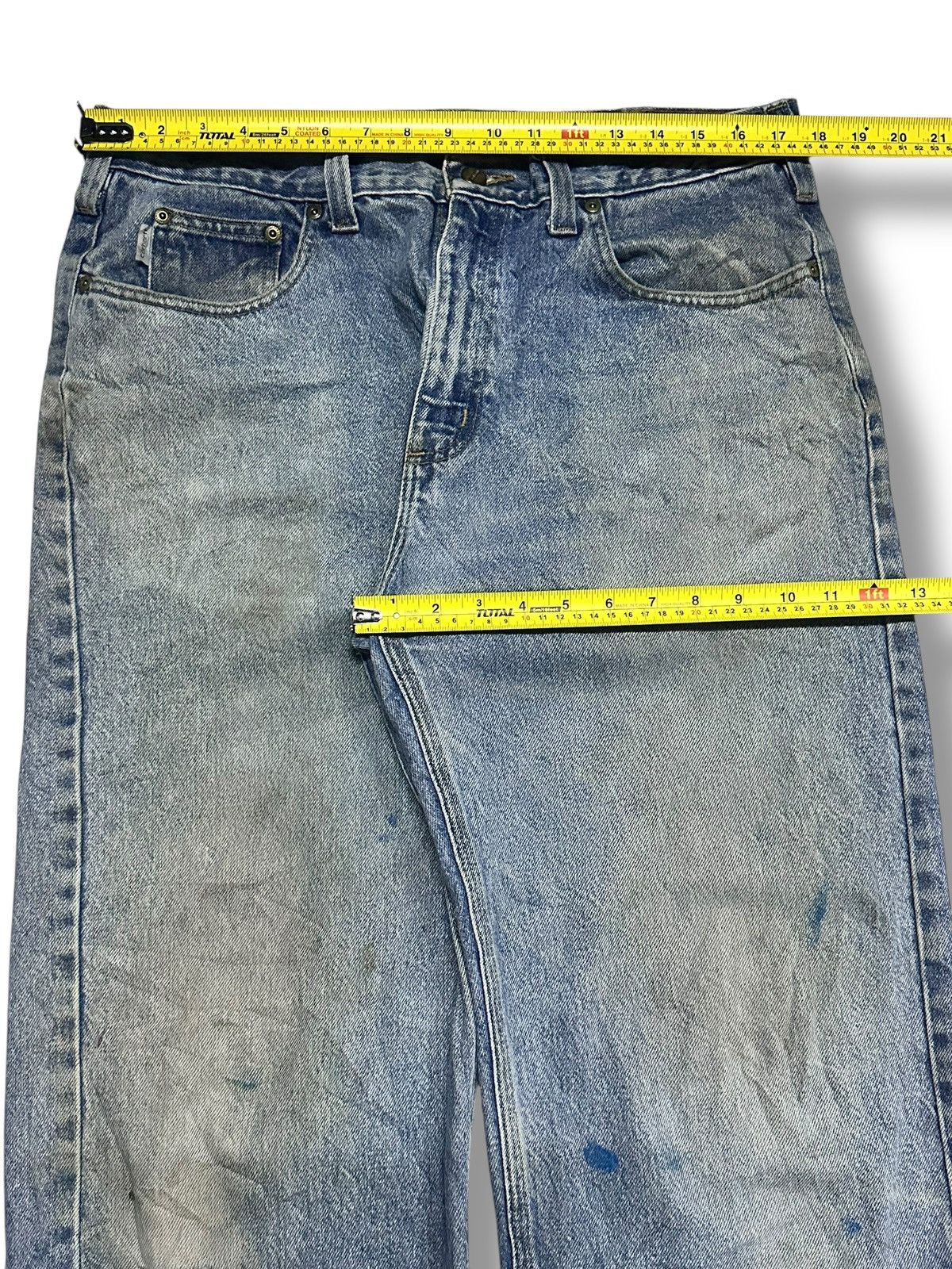 Carhartt Vintage Carhartt 90's Baggy Loose Style Painted & Faded Wash Size US 35 - 15 Thumbnail