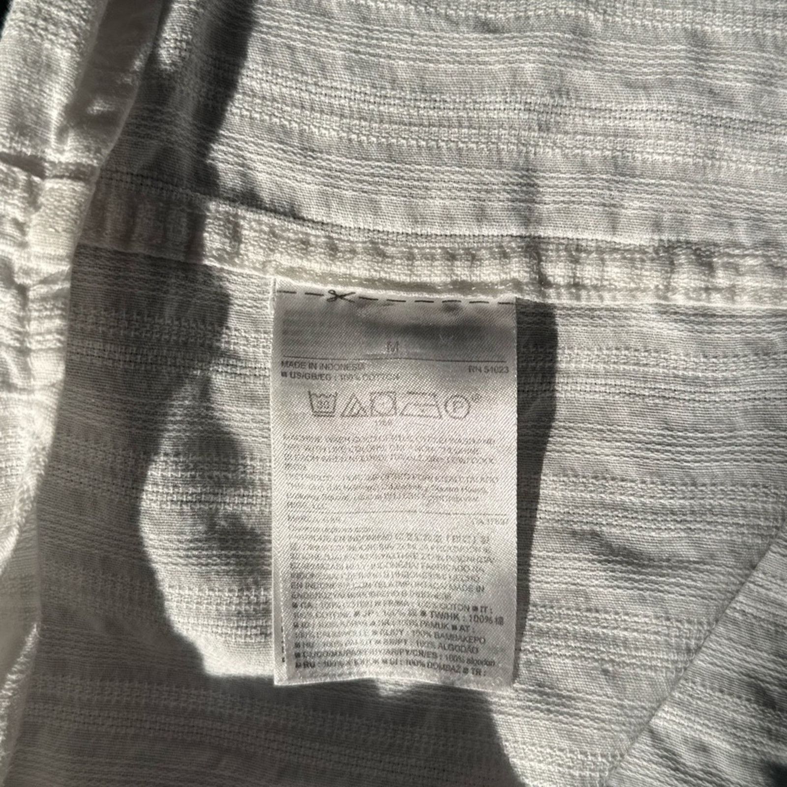 Gap Cotton Cream Button-Up Women's Top Size M / US 6-8 / IT 42-44 - 3 Thumbnail