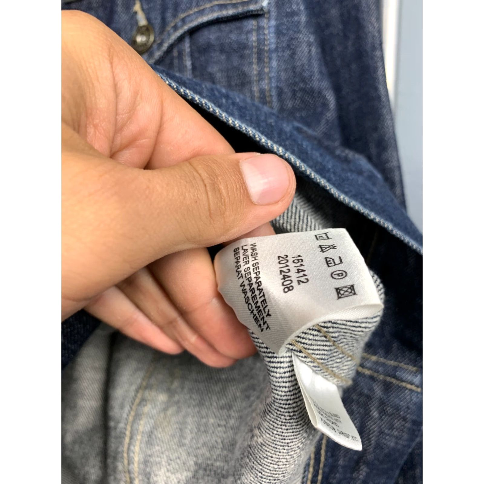 G-Star G-Star Denim Jacket Mens Blue Stars Denim Jacket L 52 53 cm Pit2pit 62 cm Sleeve length 69 cm Full length 66 cm Vintage G-Star Size US L / EU 52-54 / 3 - 6 Thumbnail