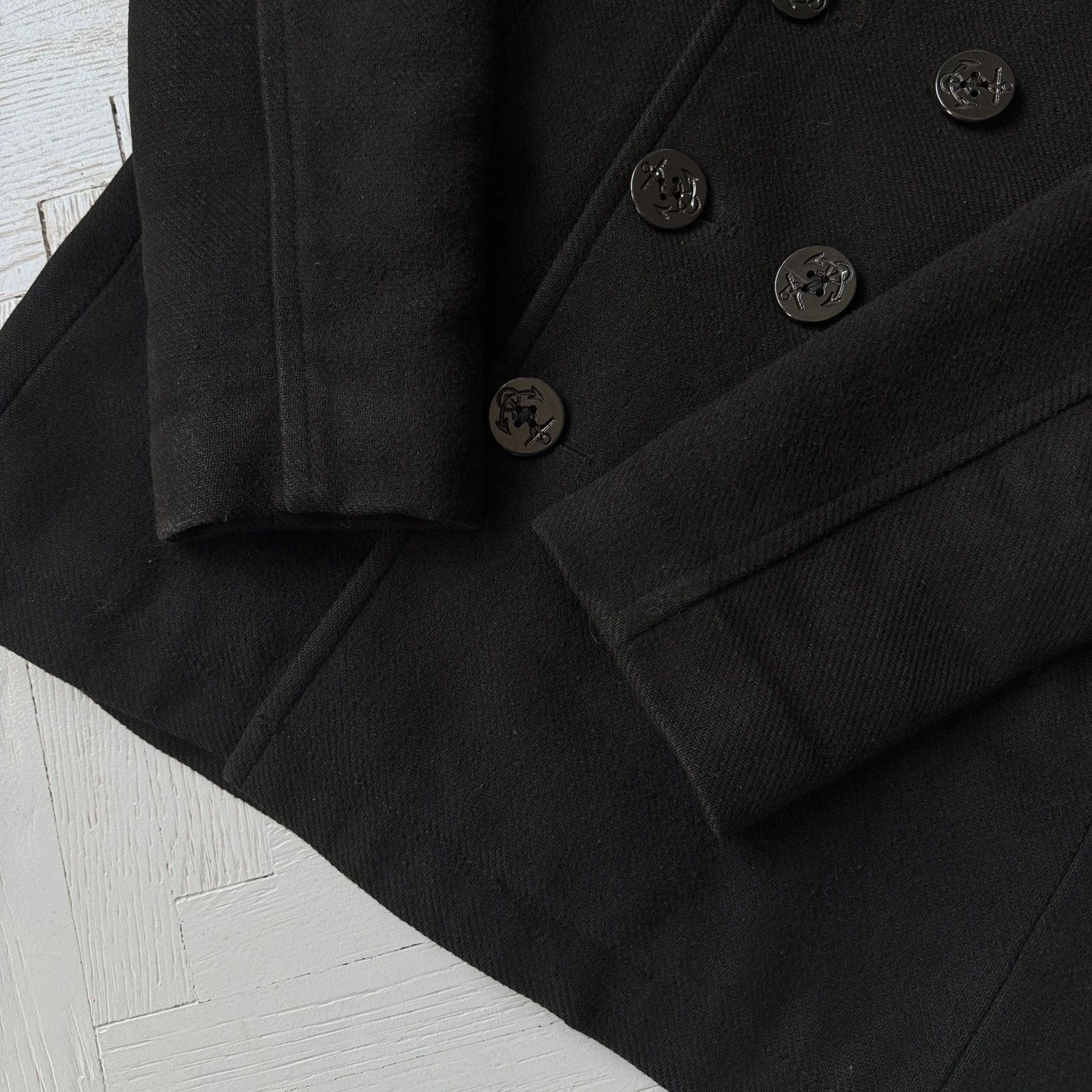 Schott Vintage Schott NYC US Navy Peacoat Wool Blend Jacket Size US M / EU 48-50 / 2 - 5 Thumbnail