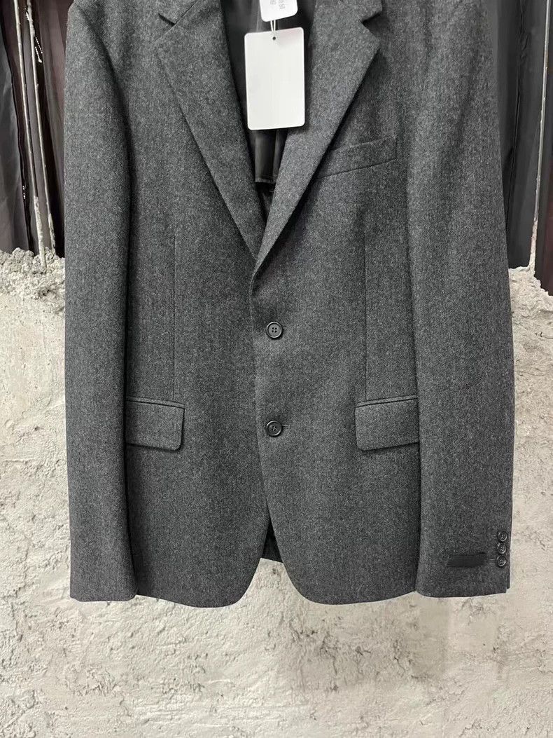 Prada Prada Wool Men's Suit Jacket -2505 Size US XL / EU 56 / 4 - 4 Thumbnail