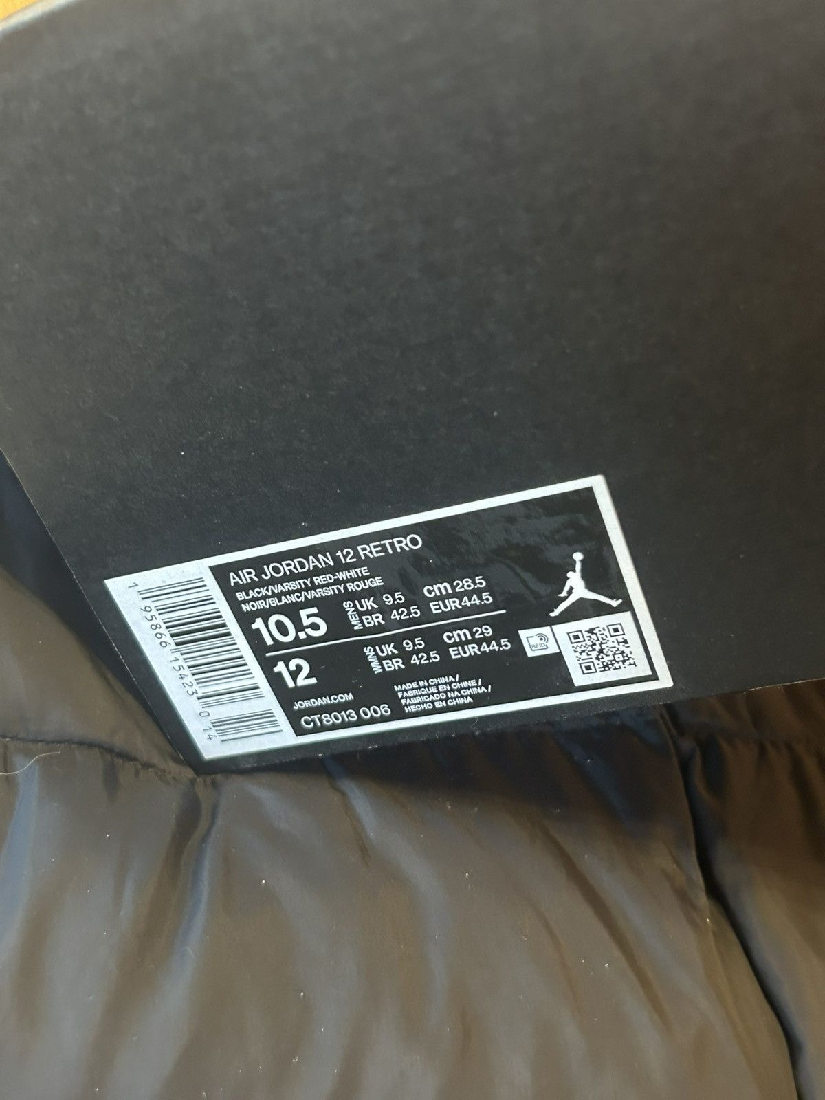 Nike Jordan 12 playoffs BRAND NEW Size US 10.5 / EU 43-44 - 9 Thumbnail