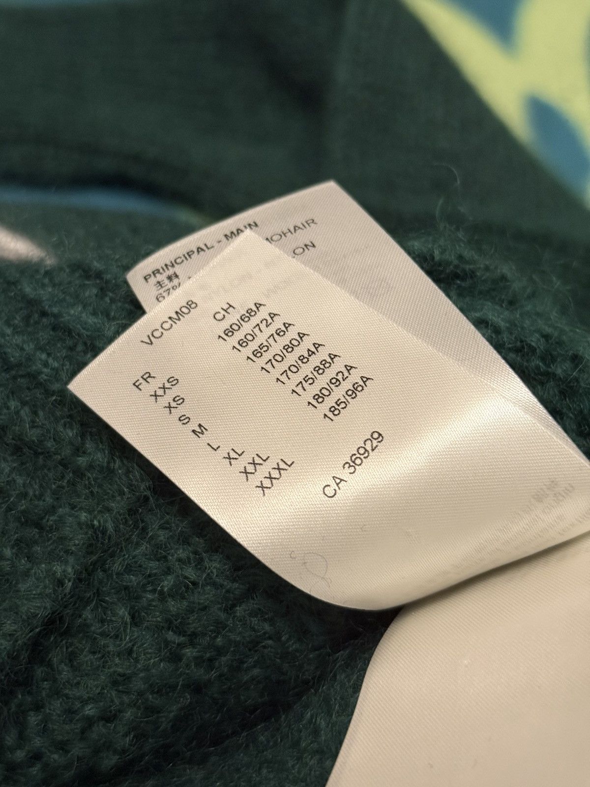 Louis Vuitton Louis Vuitton Green Mohair Knit Cardigan Sweater Season 2022 Size US S / EU 44-46 / 1 - 15 Thumbnail