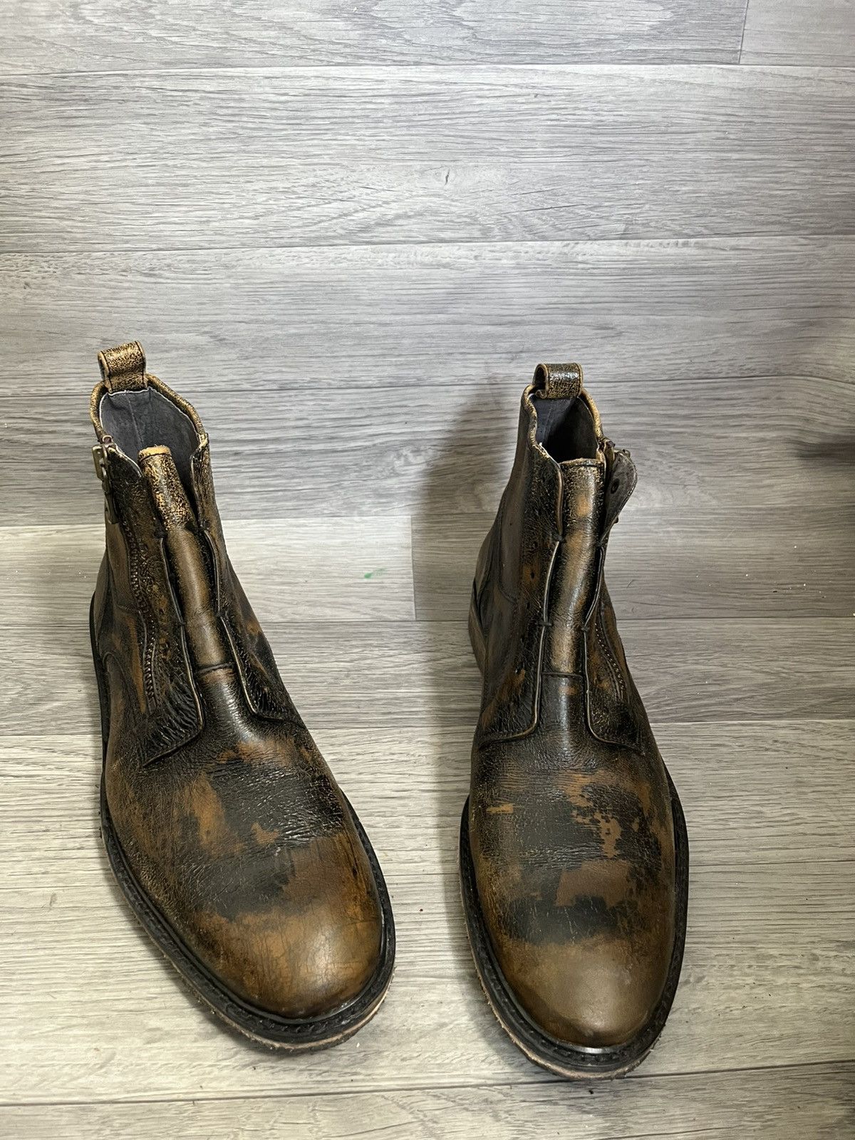 John Varvatos John varvatos painted boots like margiela sz 12 Size US 12 / EU 45 - 8 Thumbnail