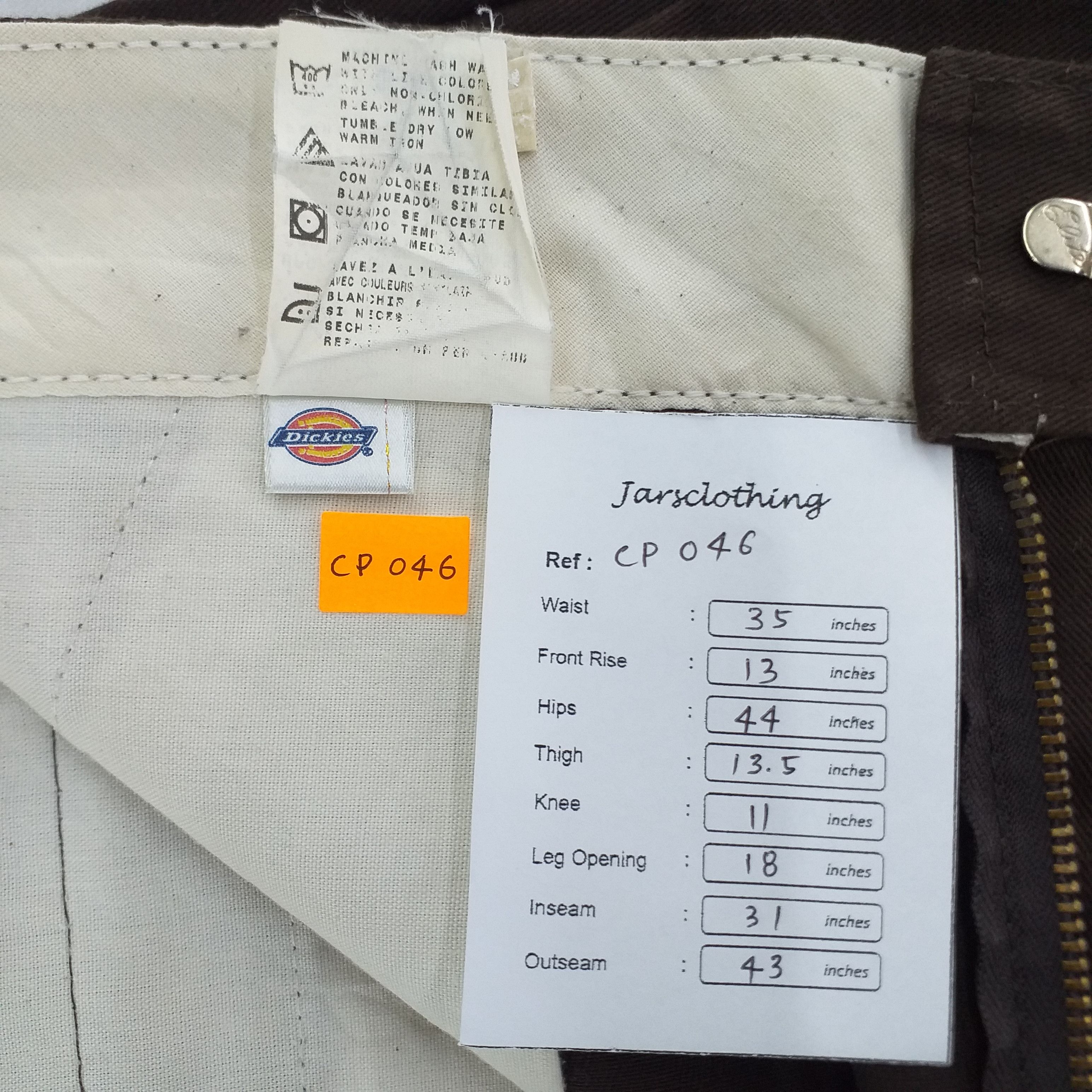 Japanese Brand Vintage Dickies Work Pants 35 x 31 -CP046 Size US 35 - 16 Thumbnail