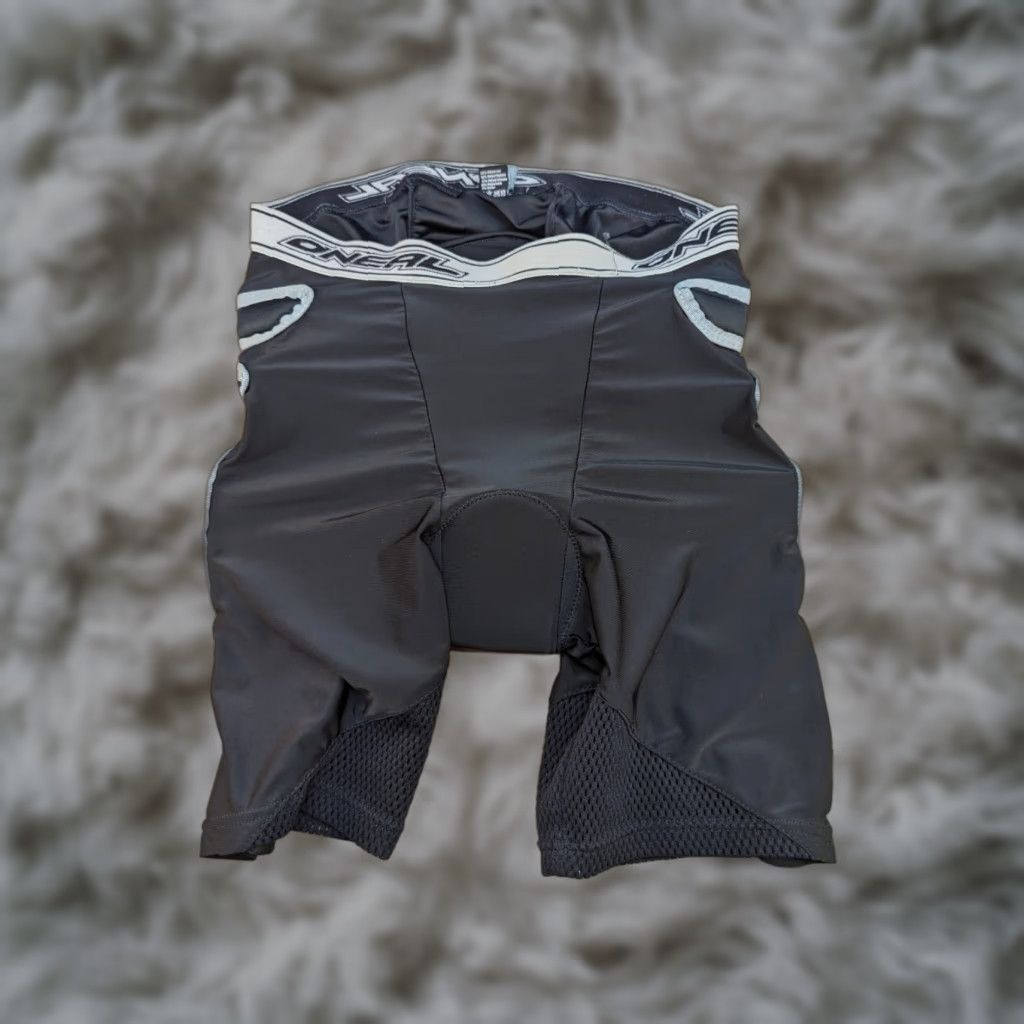 O'Neill O'Neal MX Shorts Size L Black Sports Padded Motorcross MTB Protectors Off-Road Mens Regular Elastic Waist Quick Dry Lightweight Size US 33 - 1 Thumbnail