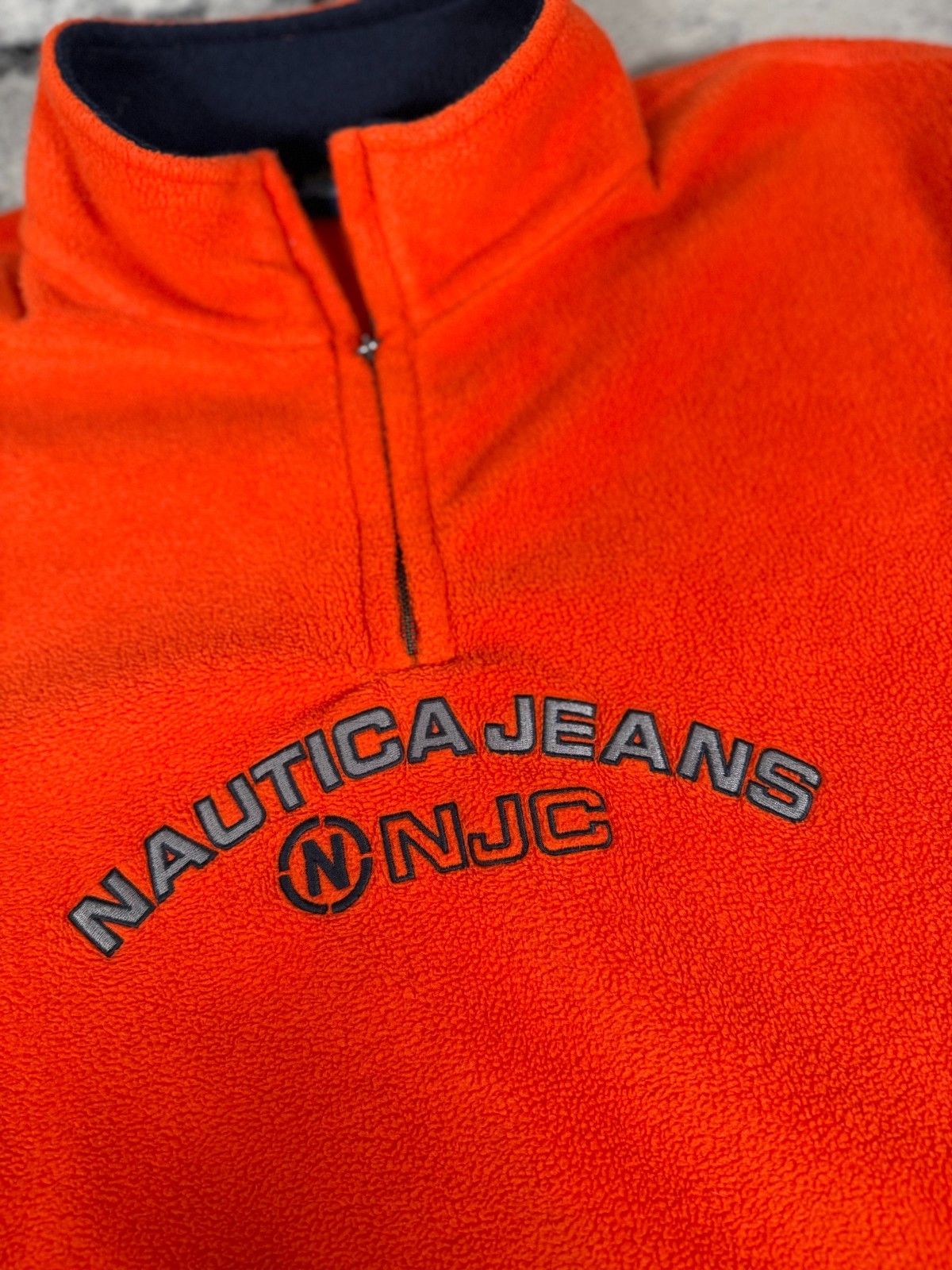 Nautica Vintage 90s USA Nautica Jeans Fleece 1/4 Zip Sweatshirt Size US M / EU 48-50 / 2 - 5 Thumbnail
