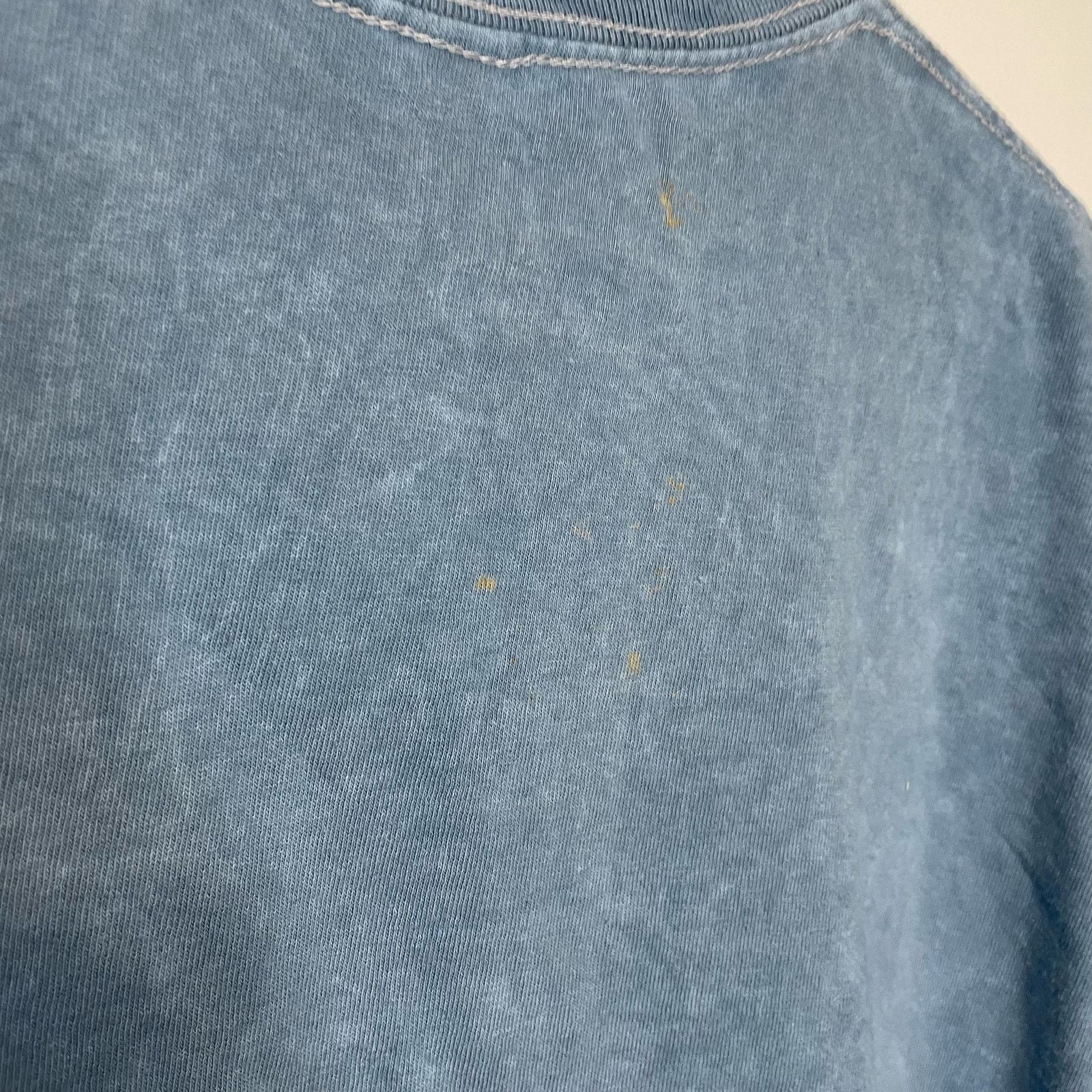 Nirvana Nirvana Blue Graphic Tee FLAWED L Unisex Logo Short Sleeve Size L / US 10 / IT 46 - 2 Thumbnail