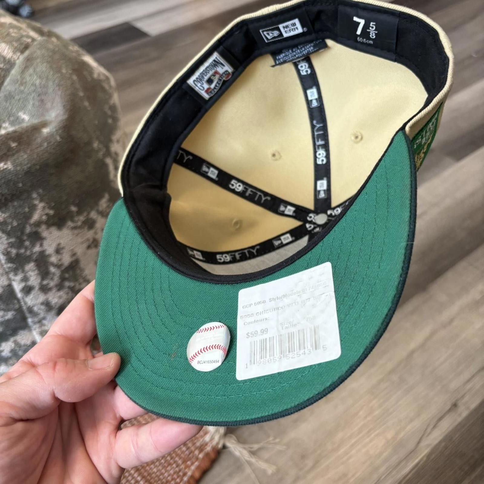 New Era Chicago cubs be alert for foul balls fitted hat 7 5/8 00s Size ONE SIZE - 5 Thumbnail