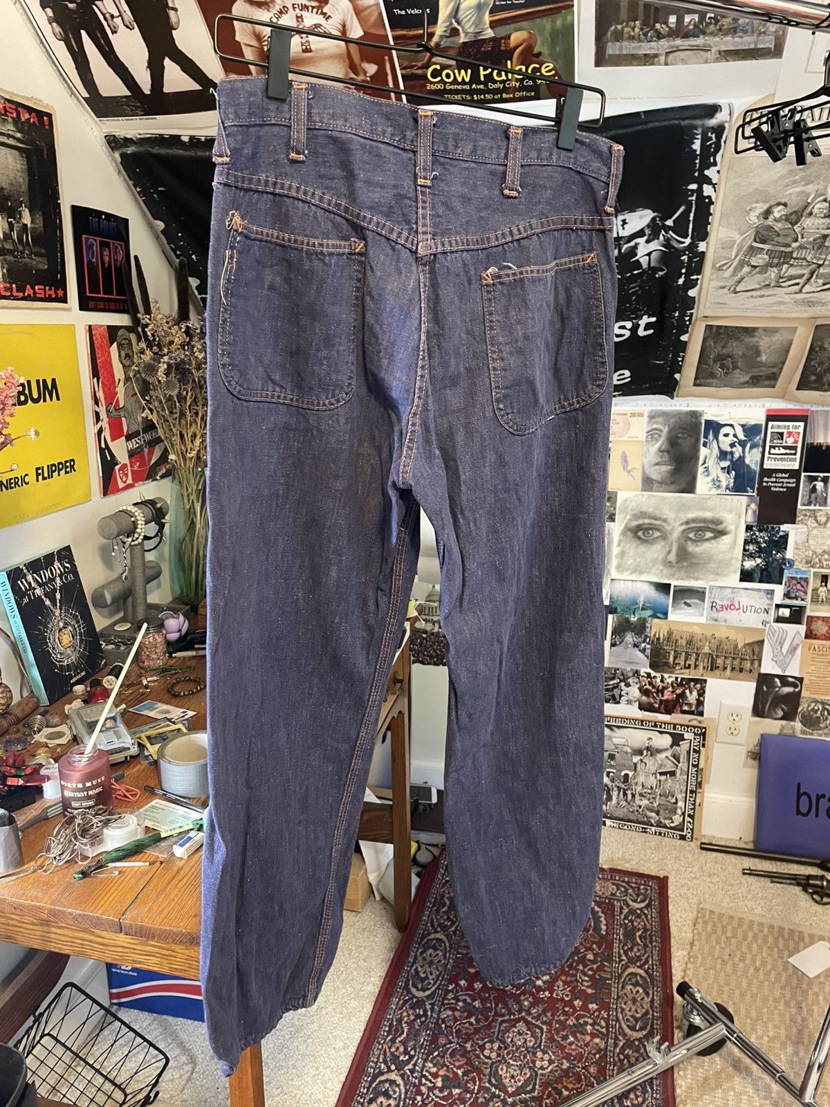 Other Vintage jeans with orange stitching Size US 30 / EU 46 - 7 Thumbnail