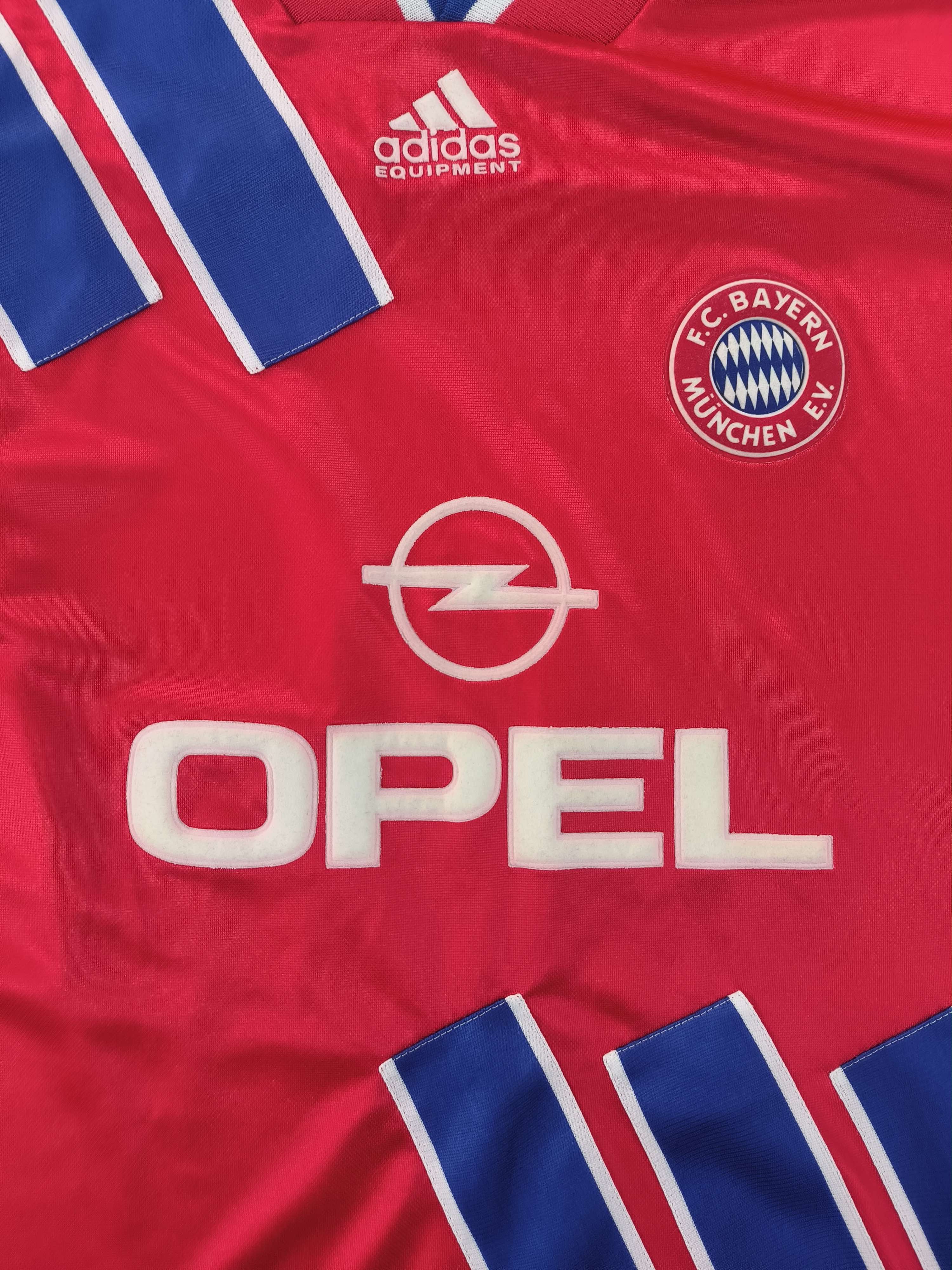 Adidas Bayern Munich 1993-95 Adidas home football jersey size S Size US S / EU 44-46 / 1 - 3 Thumbnail