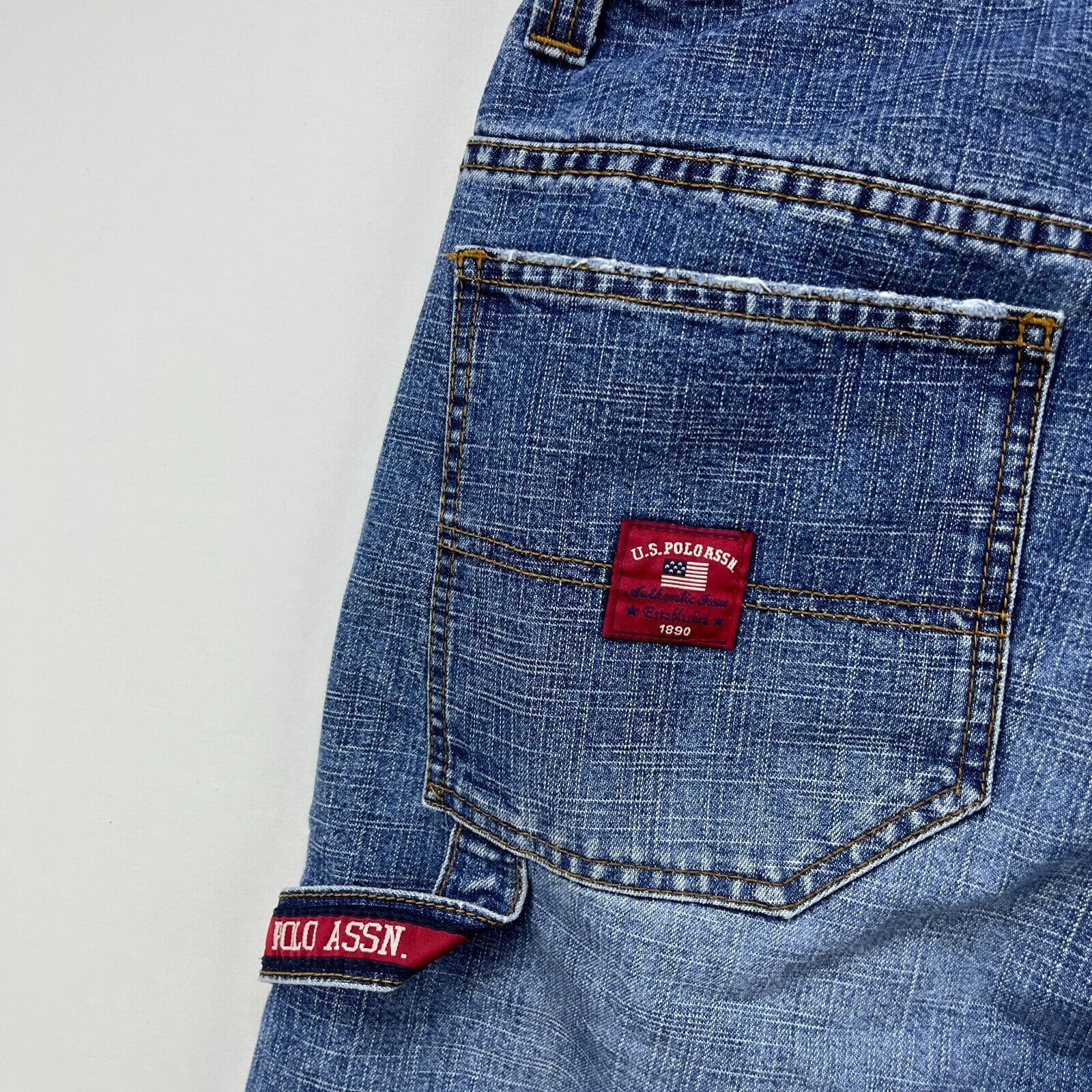 Vintage Vintage Y2K US Polo Assn Baggy Denim Shorts 34 USPA Jorts Size US 34 / EU 50 - 3 Thumbnail