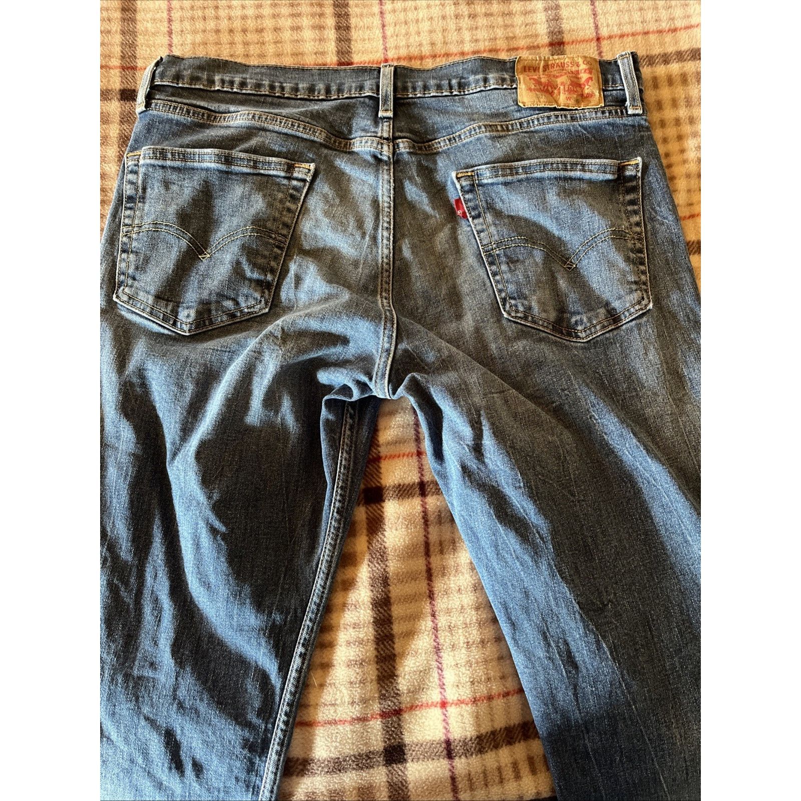 Levi's Levi's 511 Jeans Men's 36x32 Blue Slim Straight Leg Denim Size US 36 / EU 52 - 9 Thumbnail